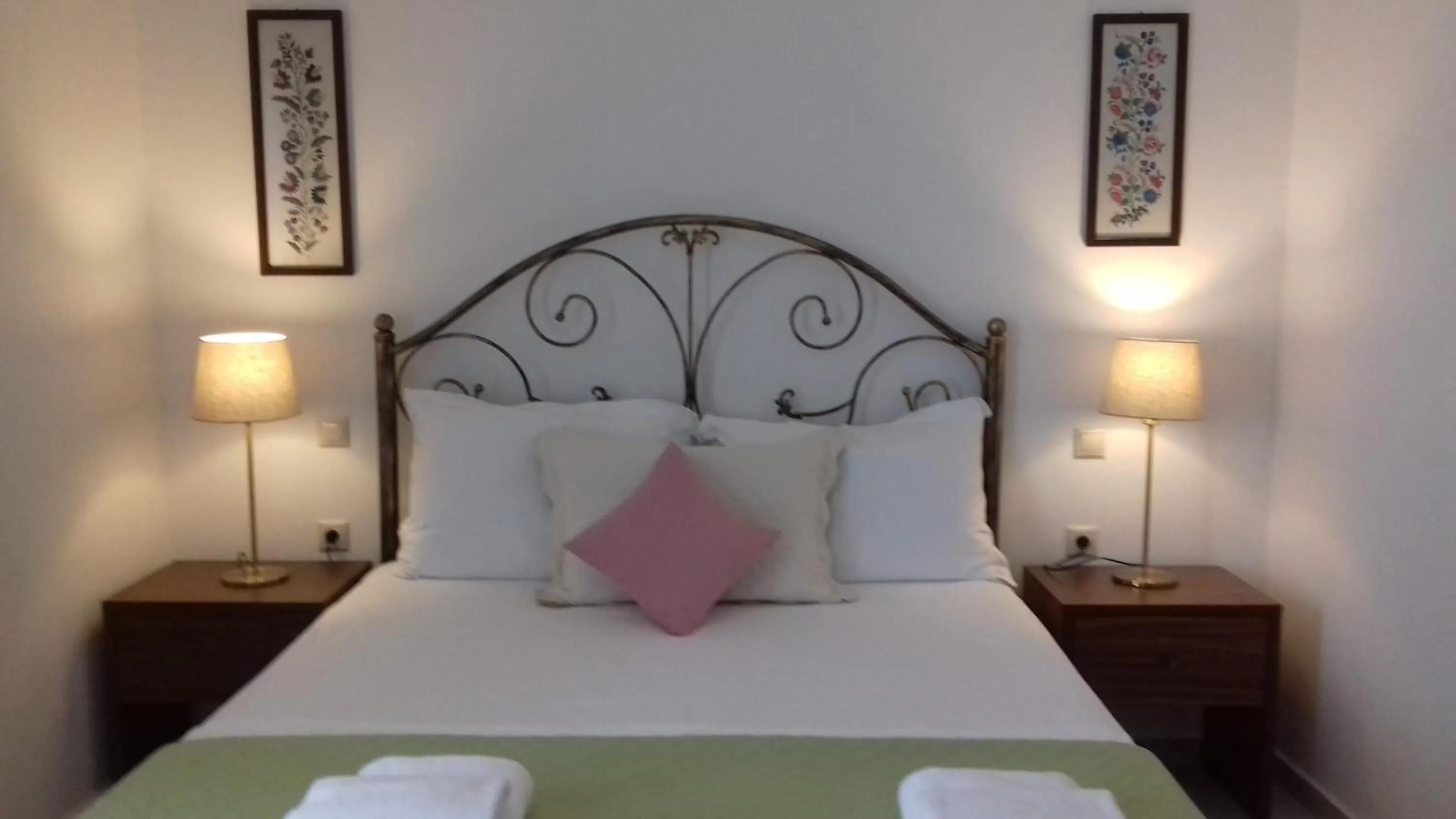 Bed in Aegean Blue Studios