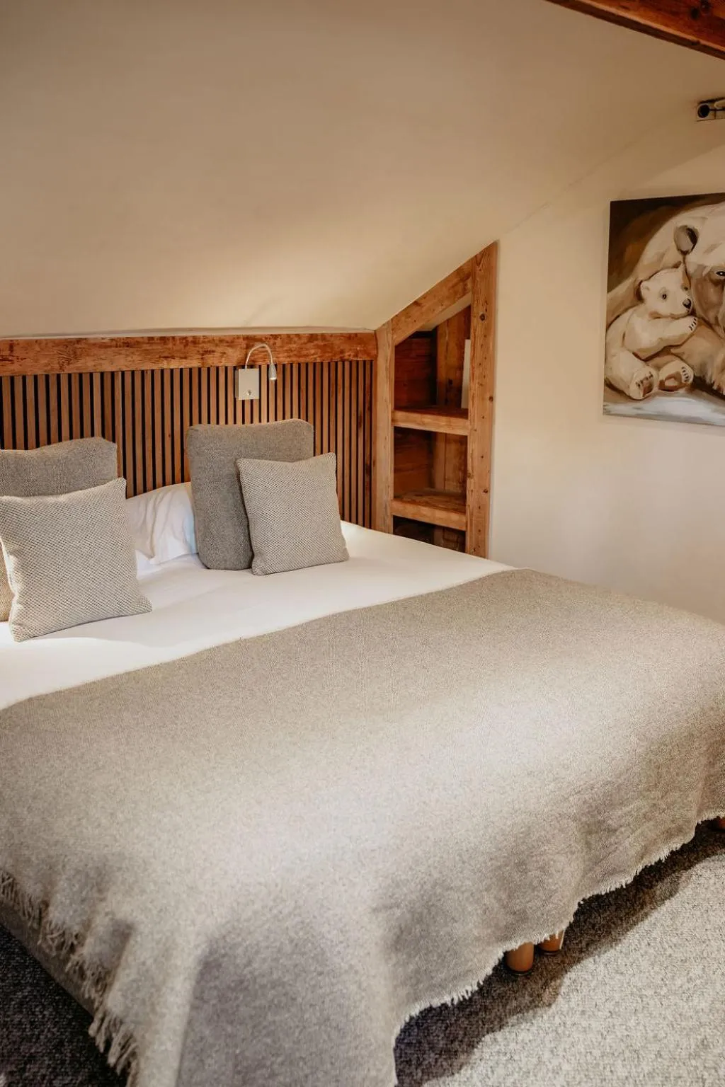 Bedroom, Bed in Hôtel Les Cimes