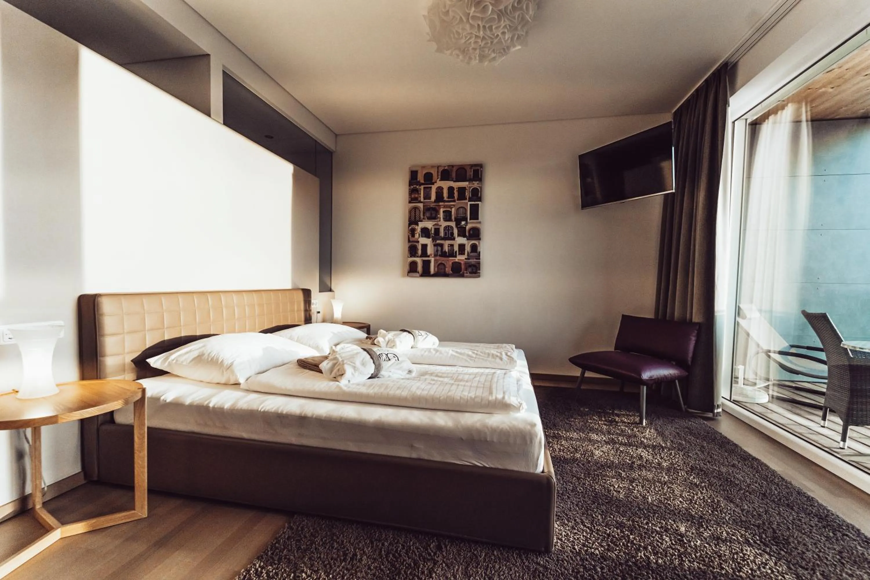 Bed in Hotel Birkenhof