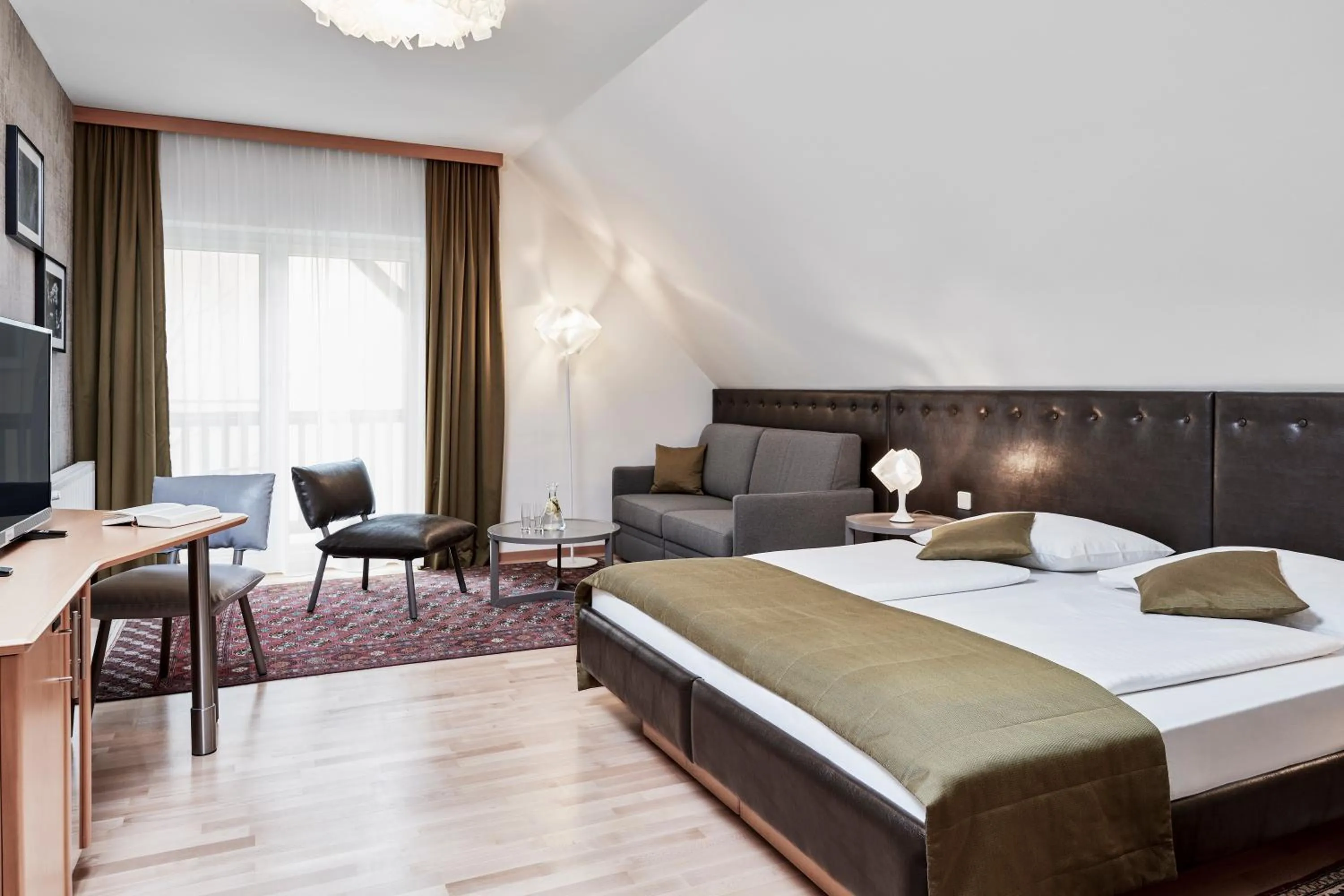 Bed in Hotel Birkenhof