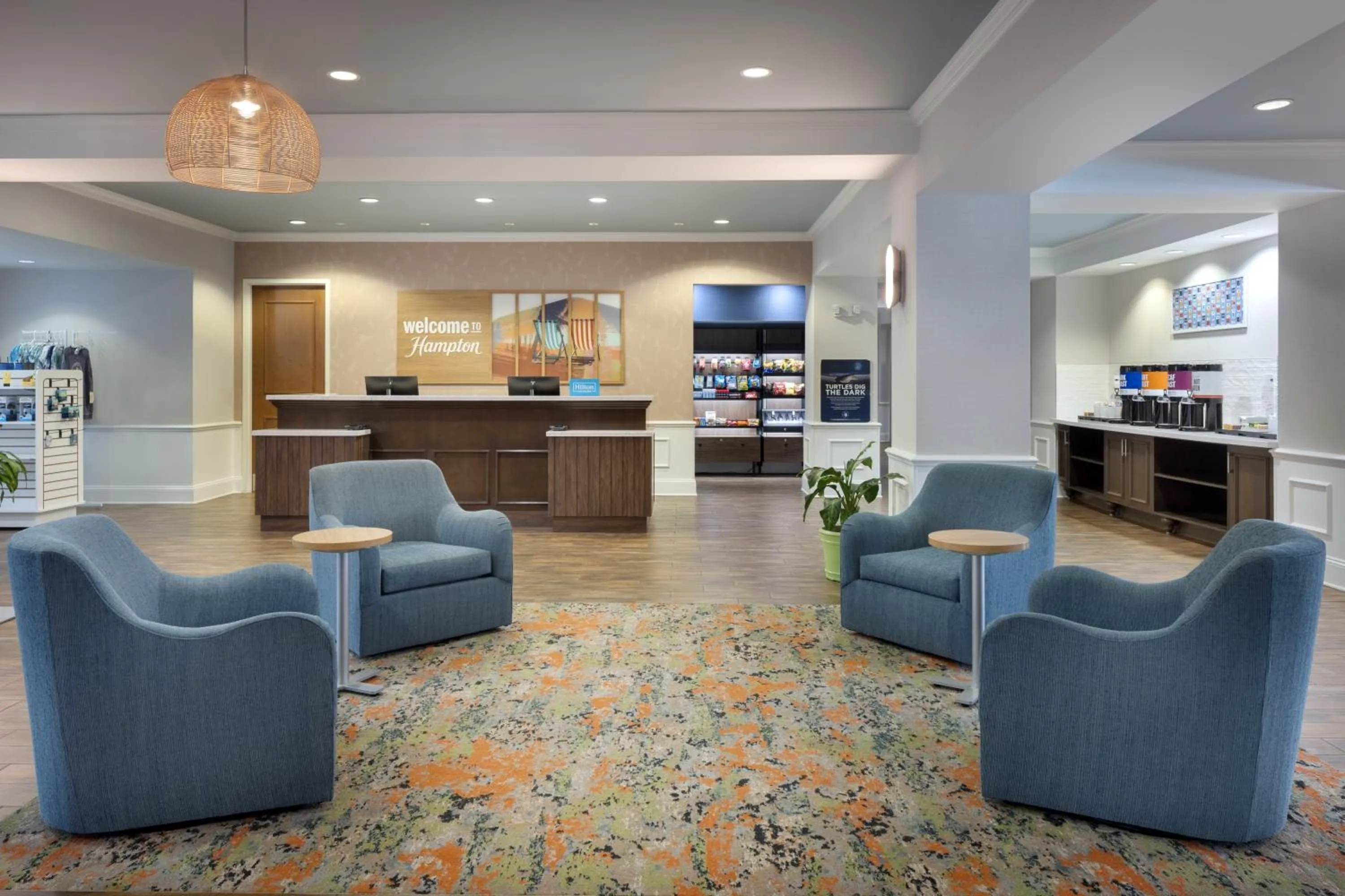 Lobby or reception in Hampton Inn & Suites Jekyll Island