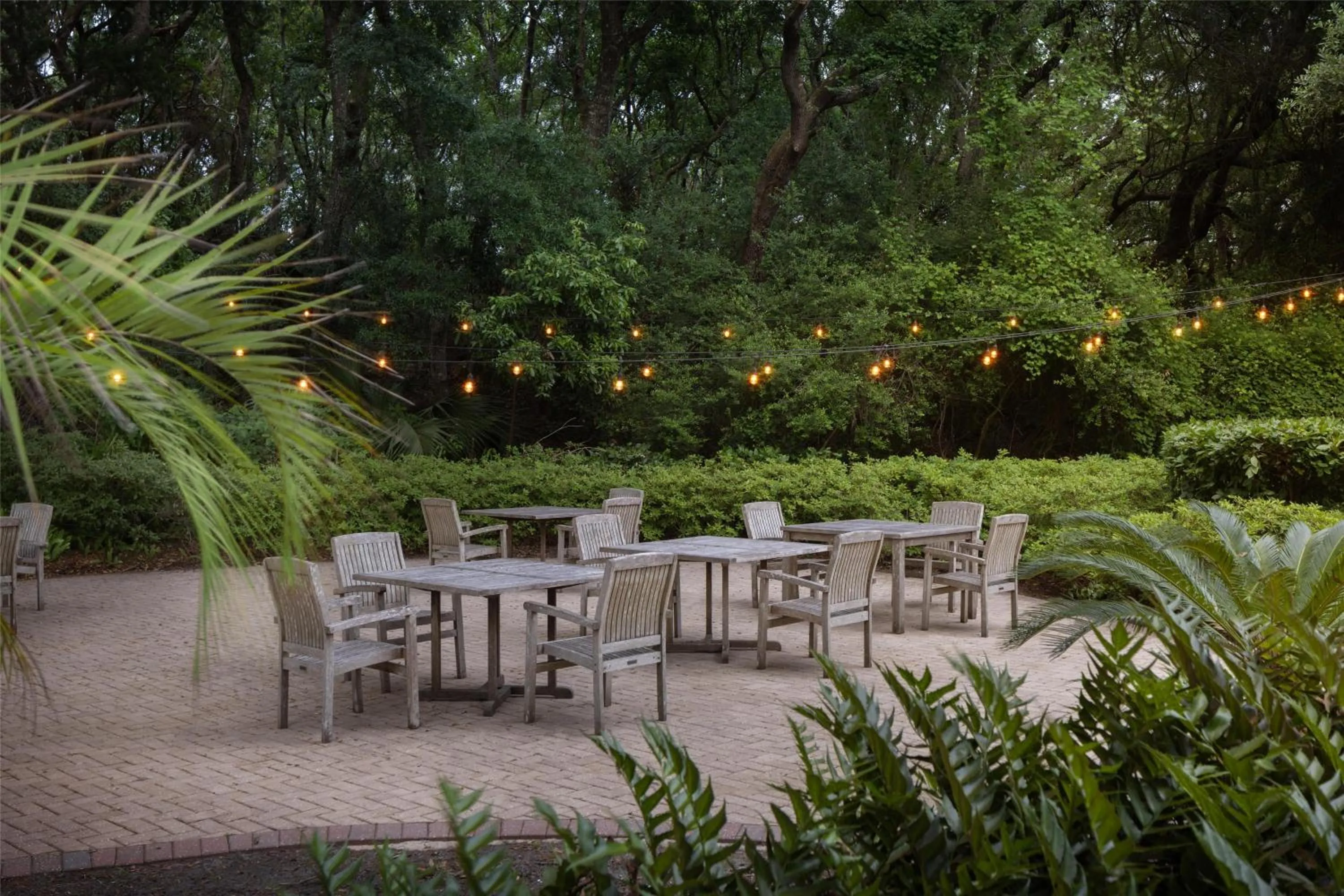 Patio in Hampton Inn & Suites Jekyll Island