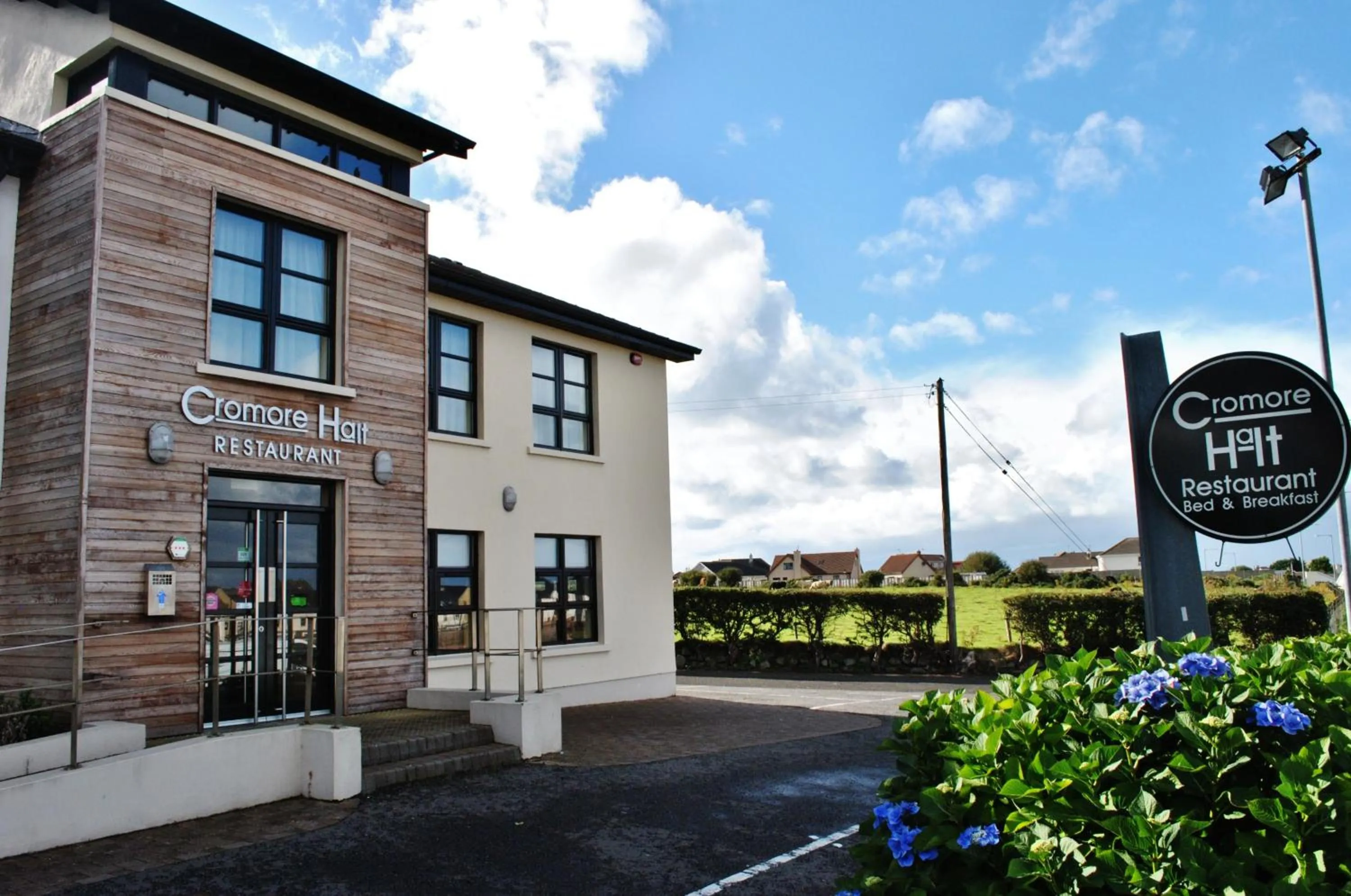 Facade/entrance in Cromore Halt