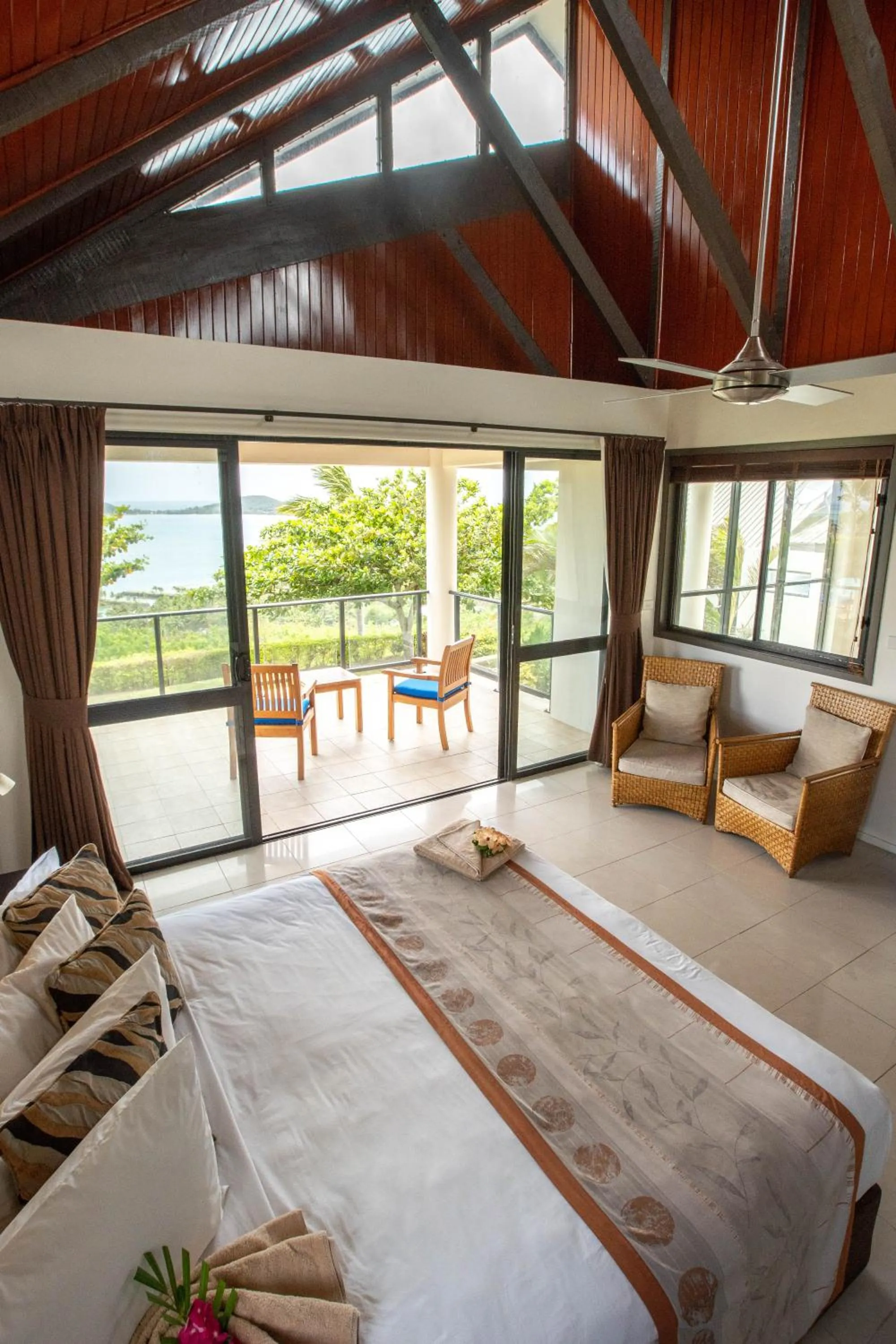 Bed in Dreamview Villas