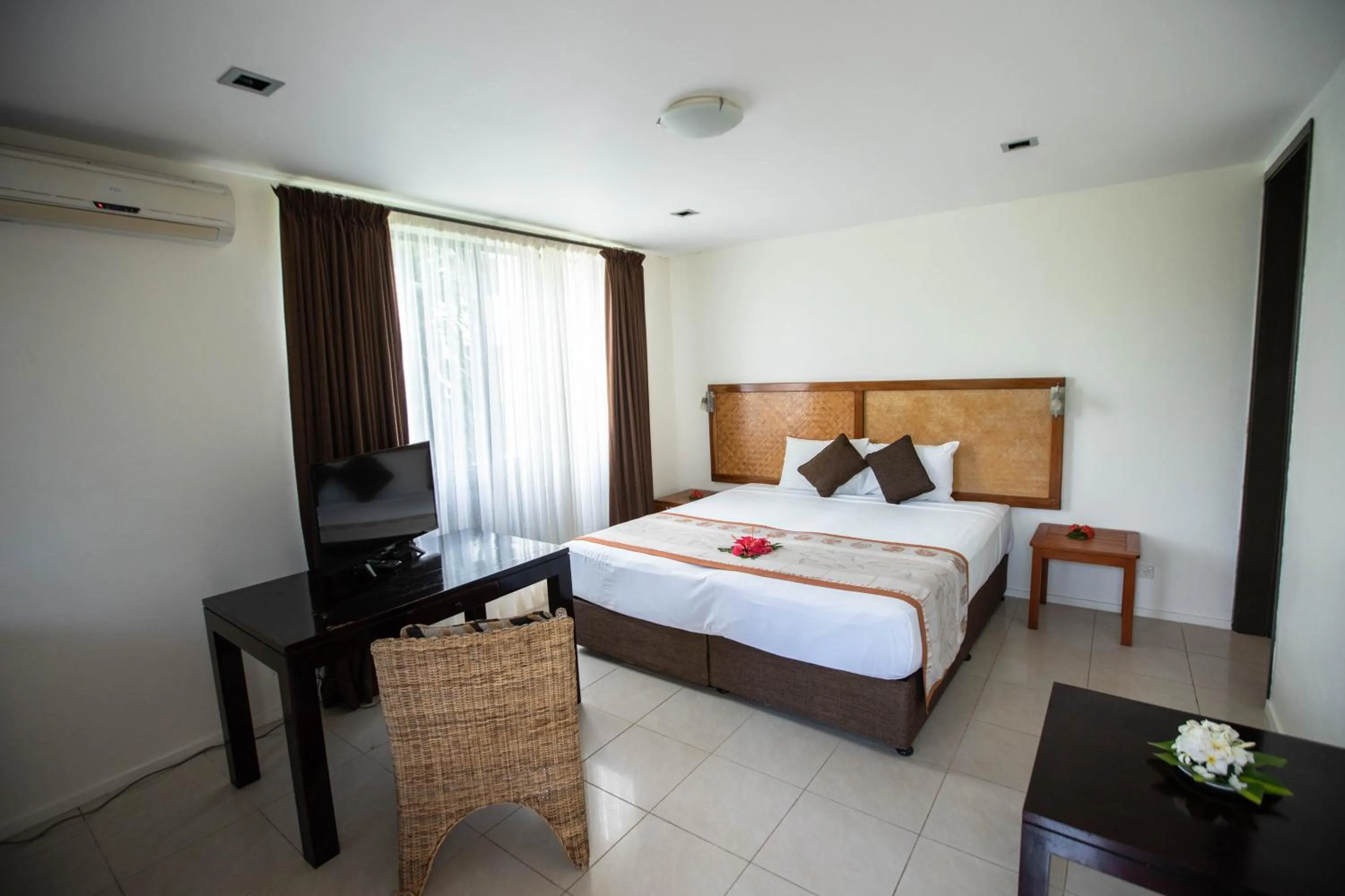 Bed in Dreamview Villas