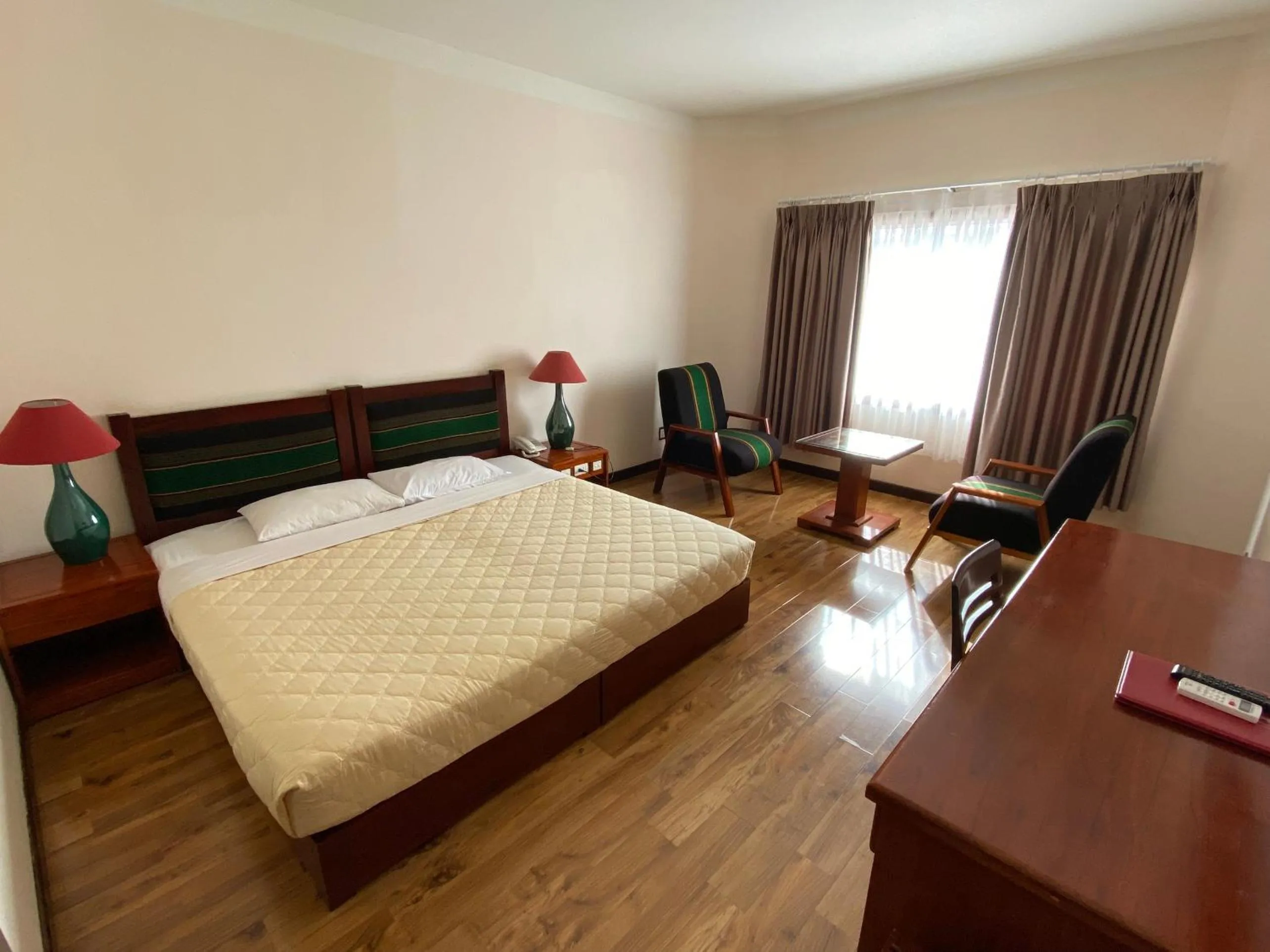 Bed in Dam San Hotel