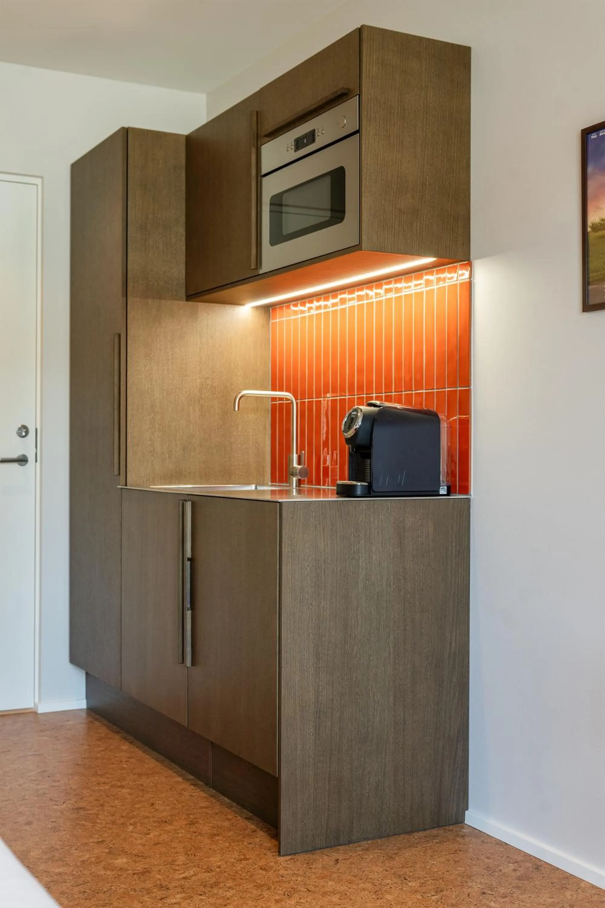 Kitchen or kitchenette in Hotel Skjern
