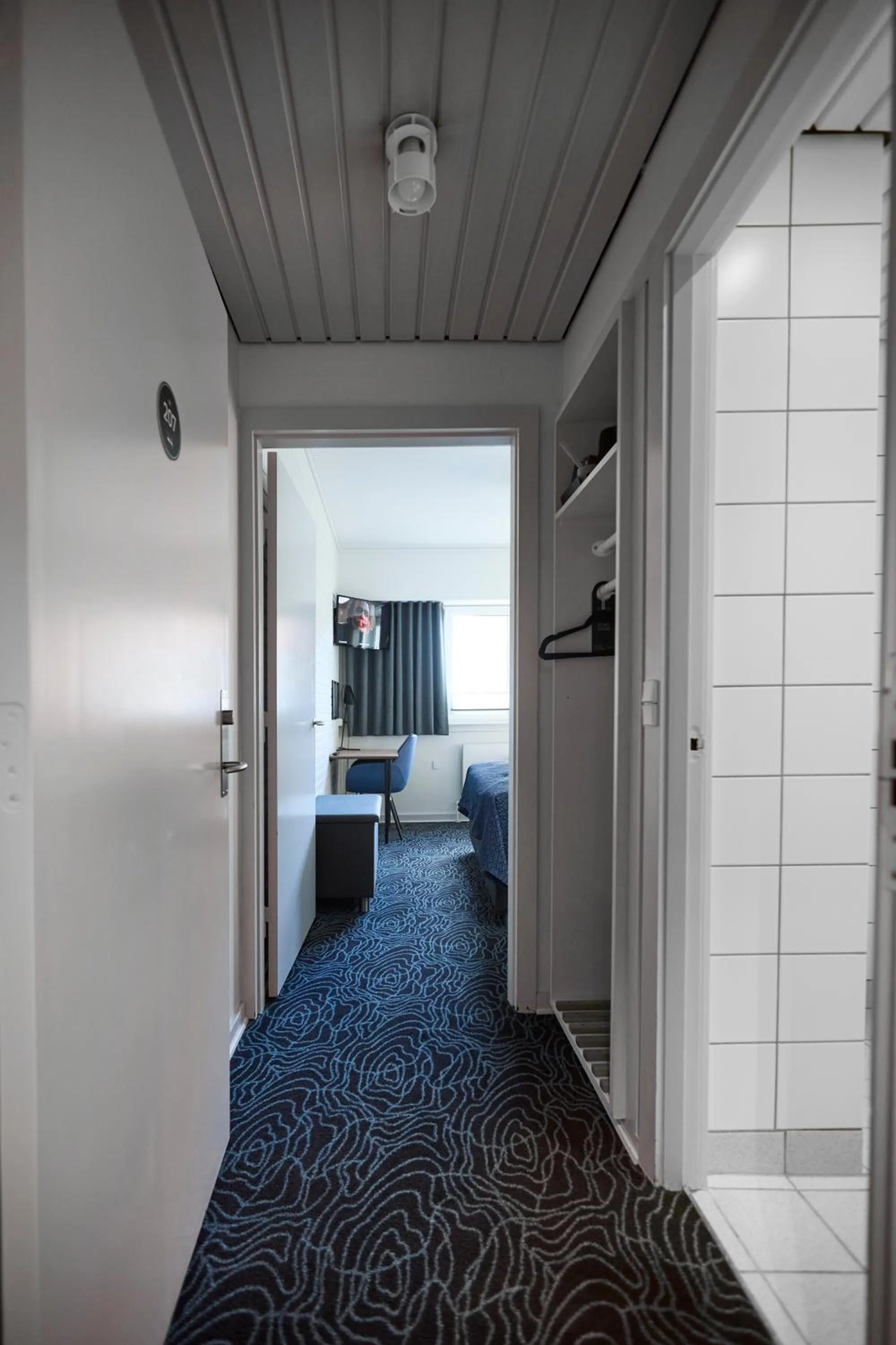 Bedroom, Bed in Hotel Skjern