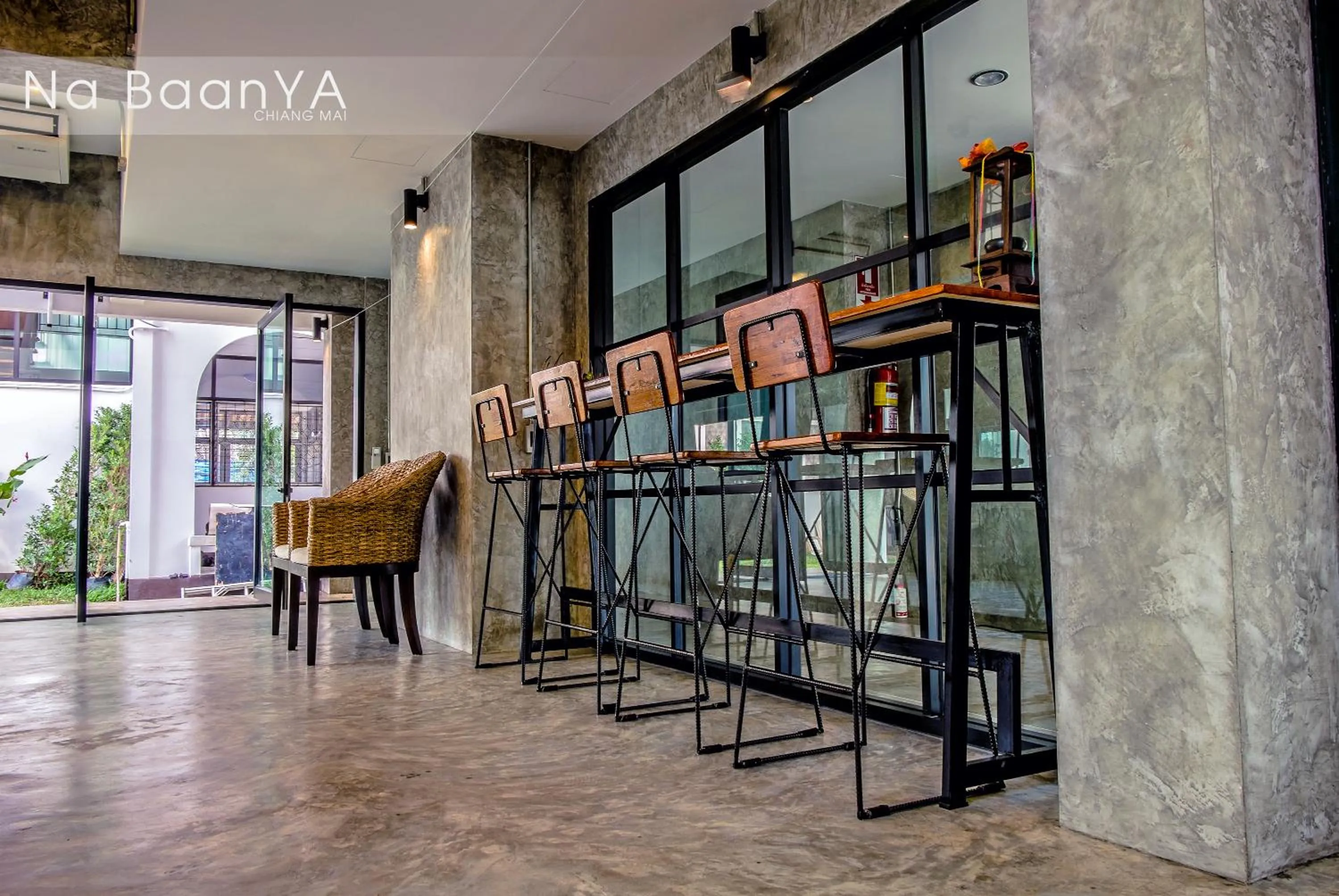 Living room in Na BaanYa Chiang Mai