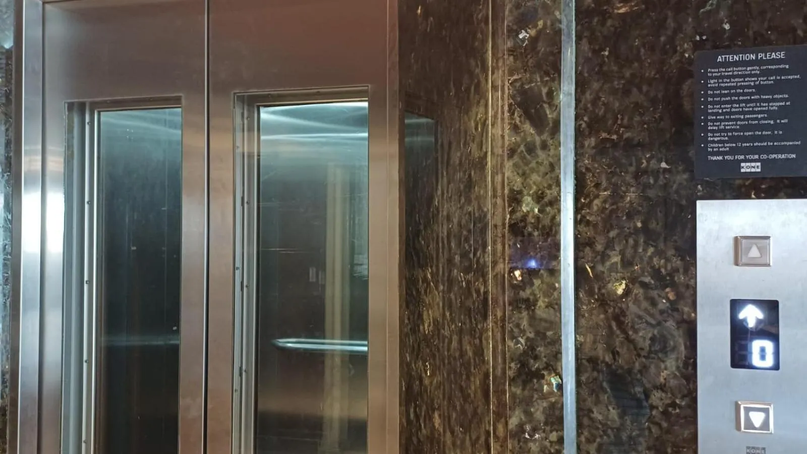 elevator in Hotel Sriram JB Residency