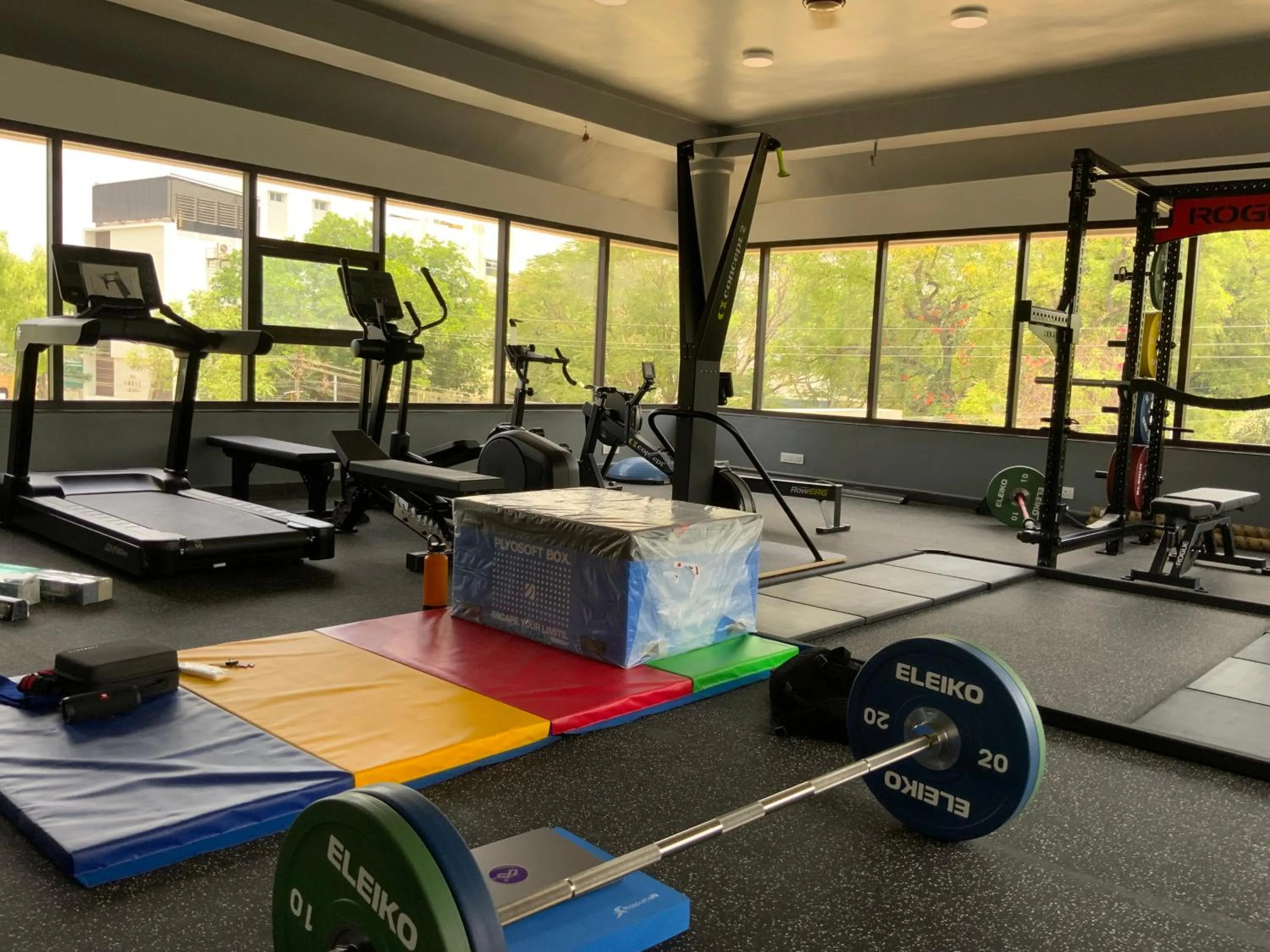 Fitness centre/facilities in Hotel Sriram JB Residency