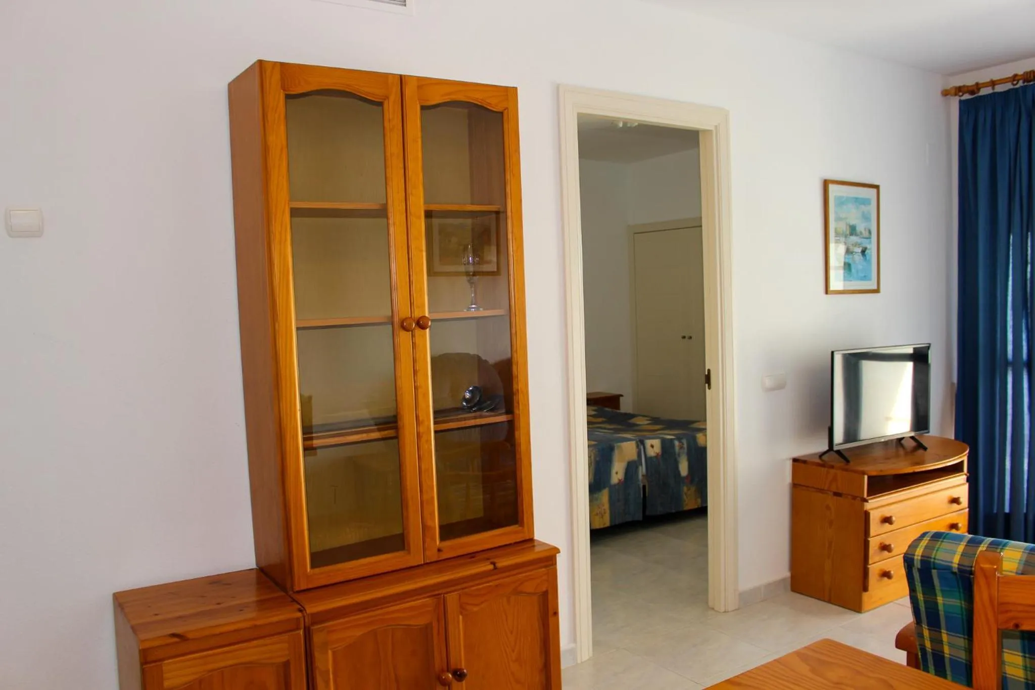 Living room, Bed in Turquesa Beach Unitursa