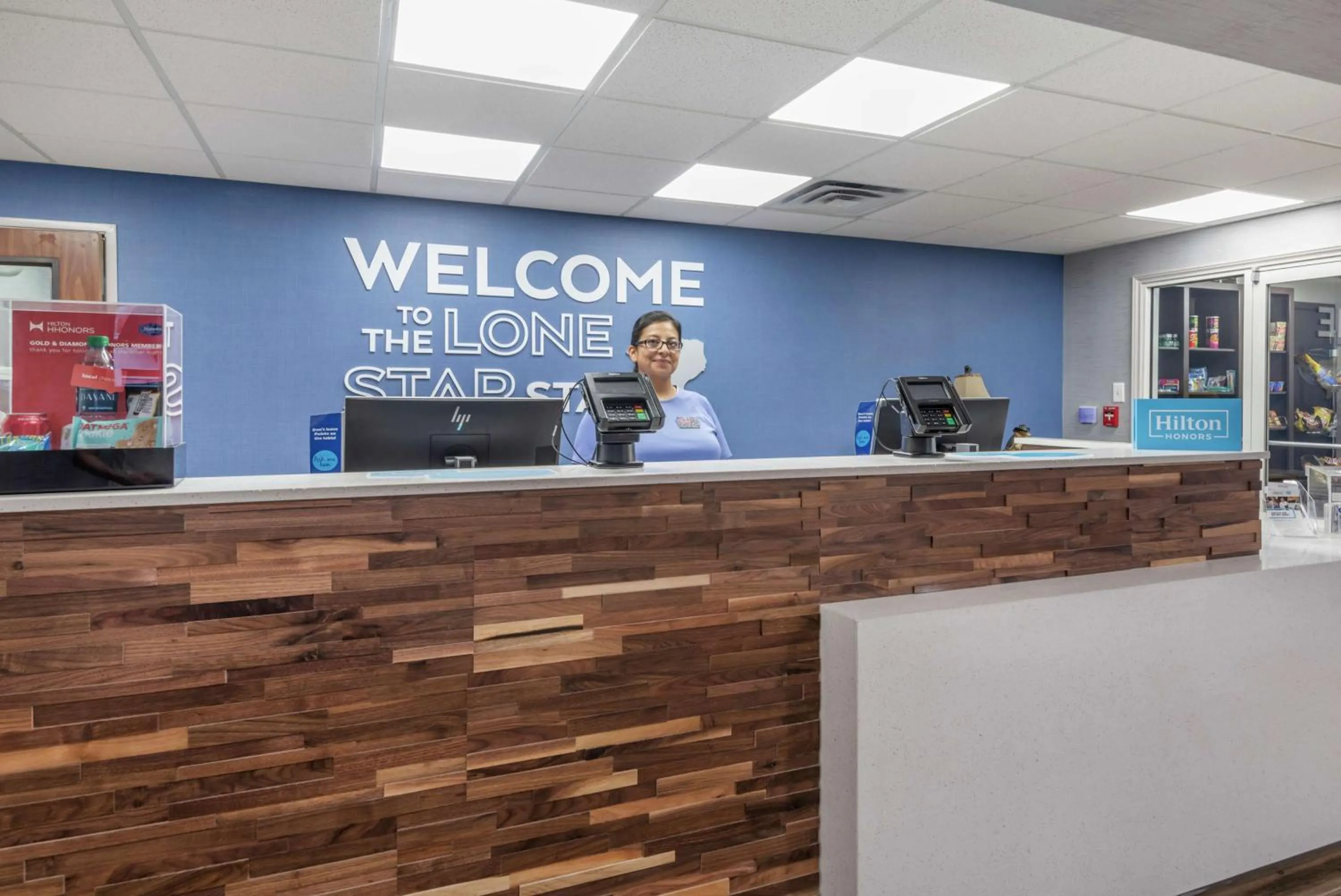 Lobby or reception in Hampton Inn Brownwood