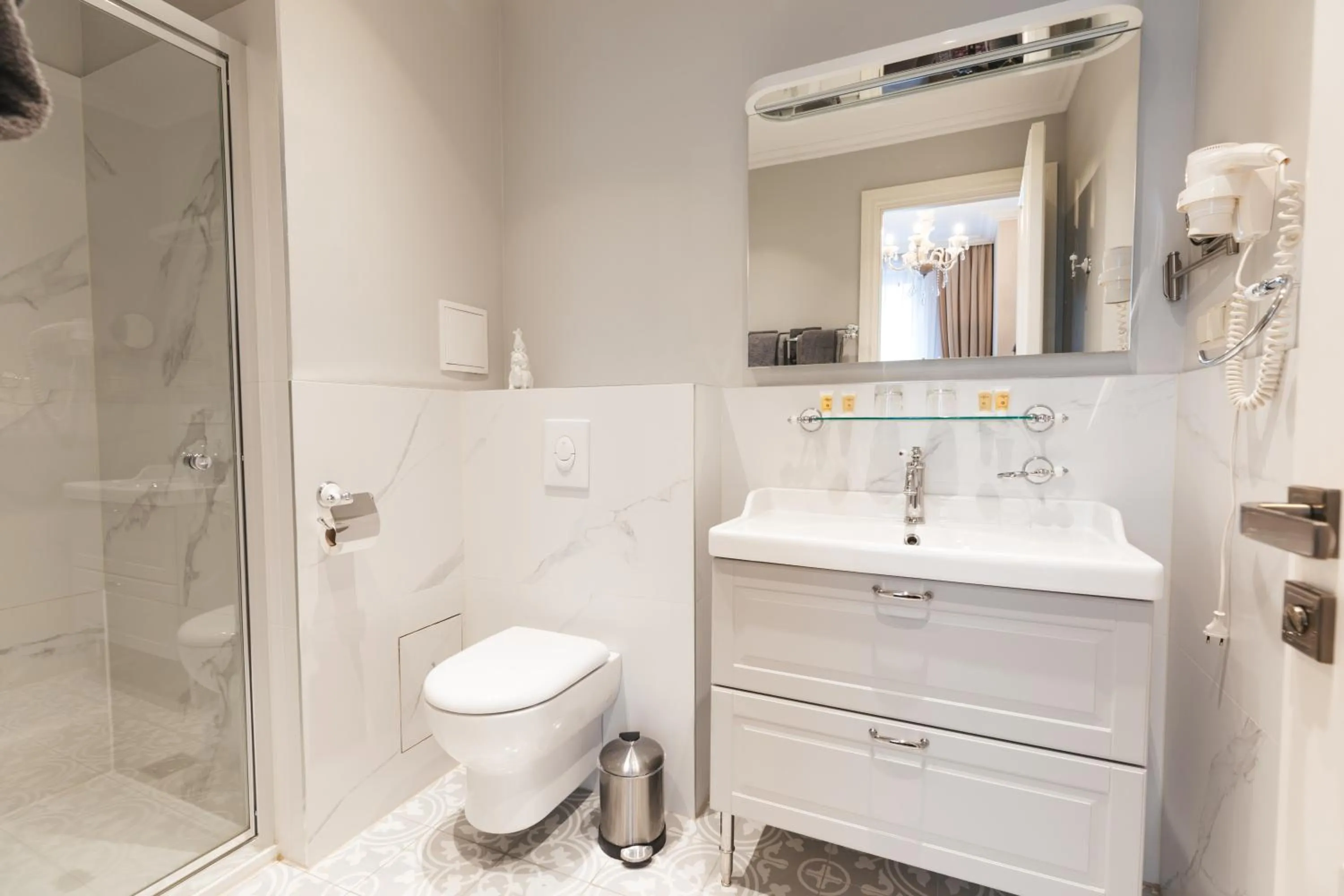 Shower in Forums Boutique Hotel