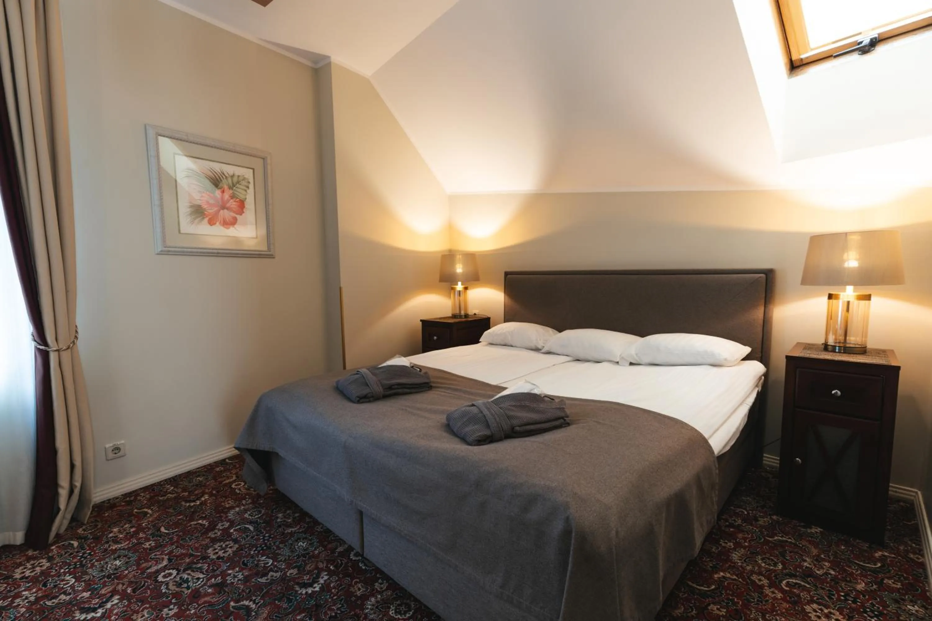 Photo of the whole room, Bed in Forums Boutique Hotel