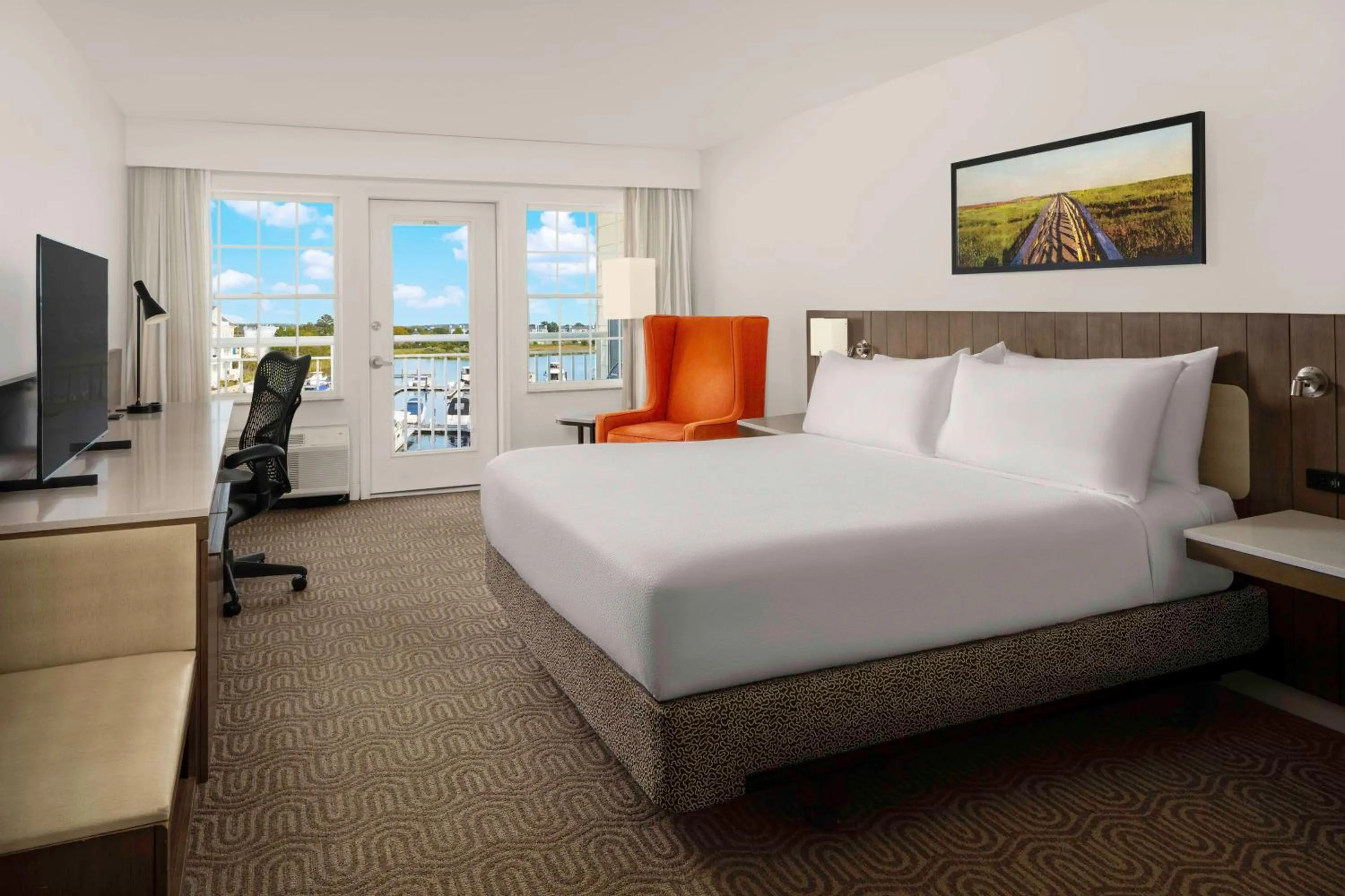 Bed in Hilton Garden Inn Kent Island Marina