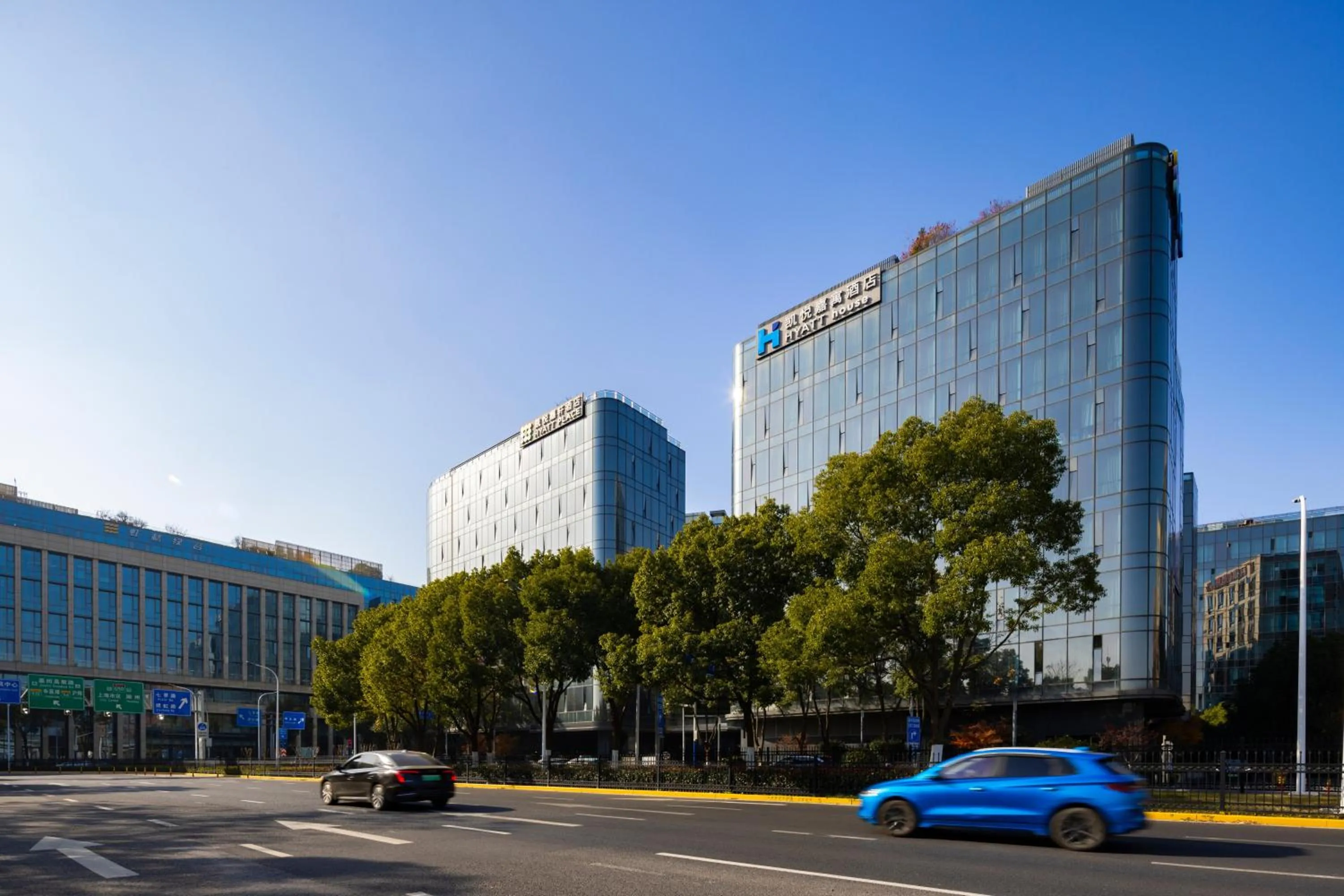 Property building in Hyatt House Shanghai Hongqiao CBD