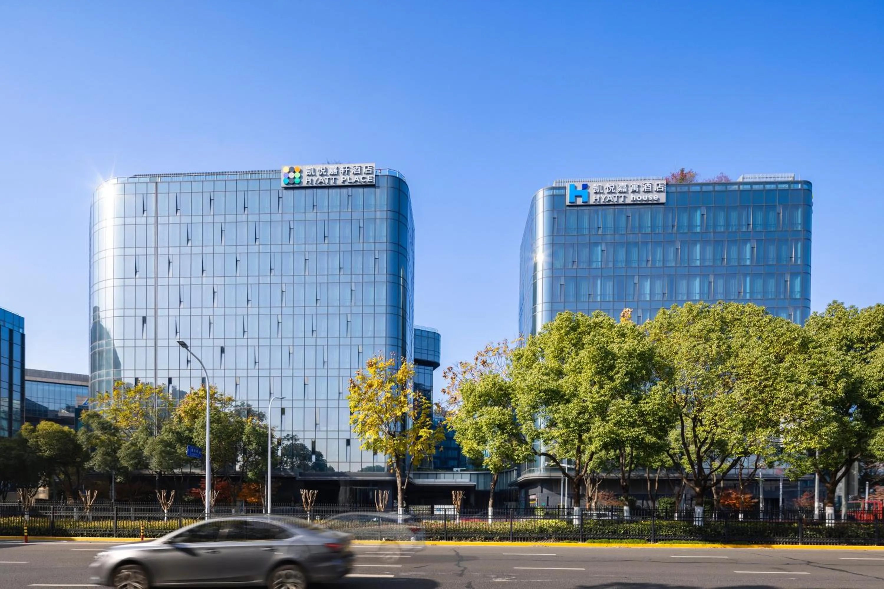 Property building in Hyatt House Shanghai Hongqiao CBD