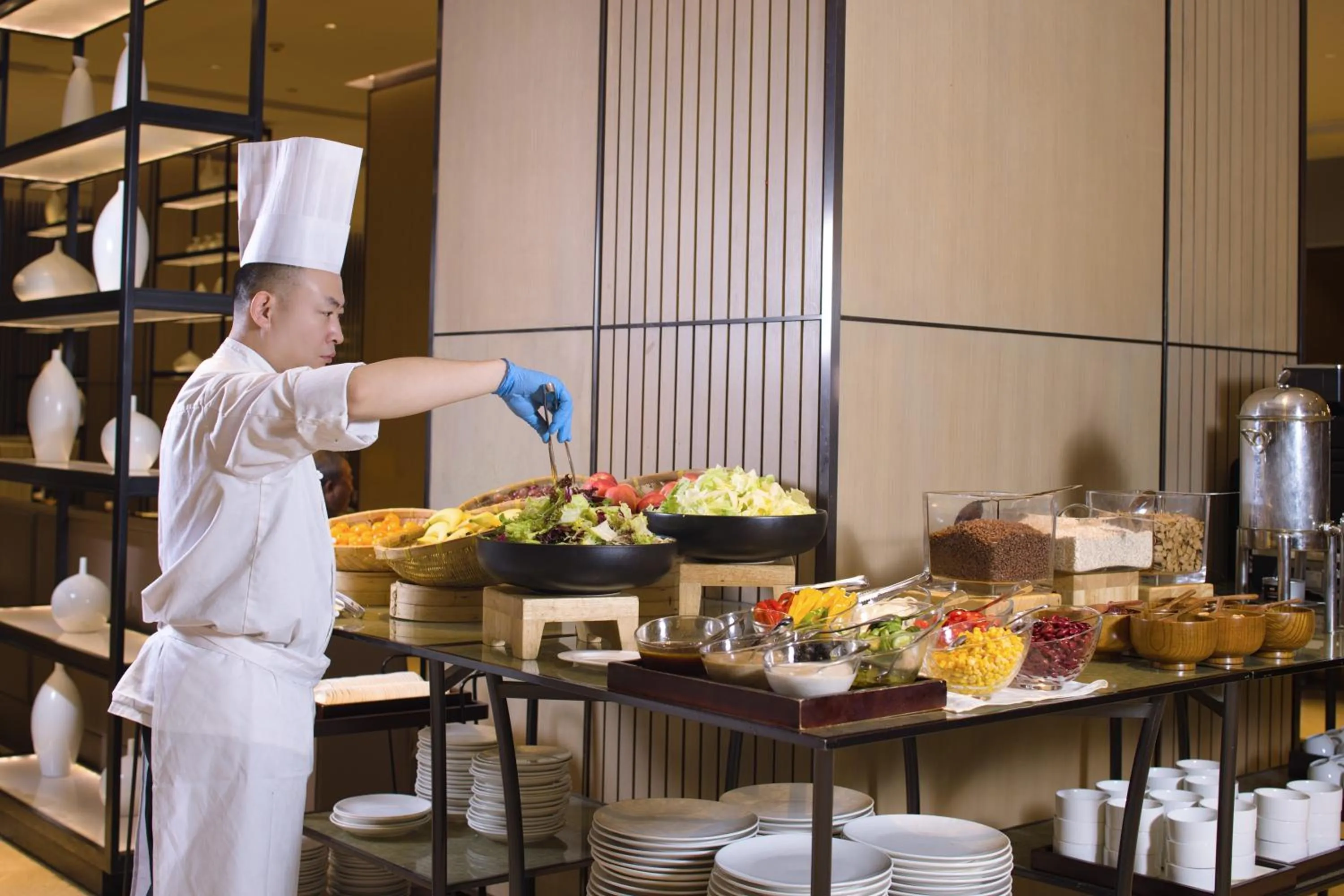Buffet breakfast in Hyatt Place Shanghai Hongqiao CBD