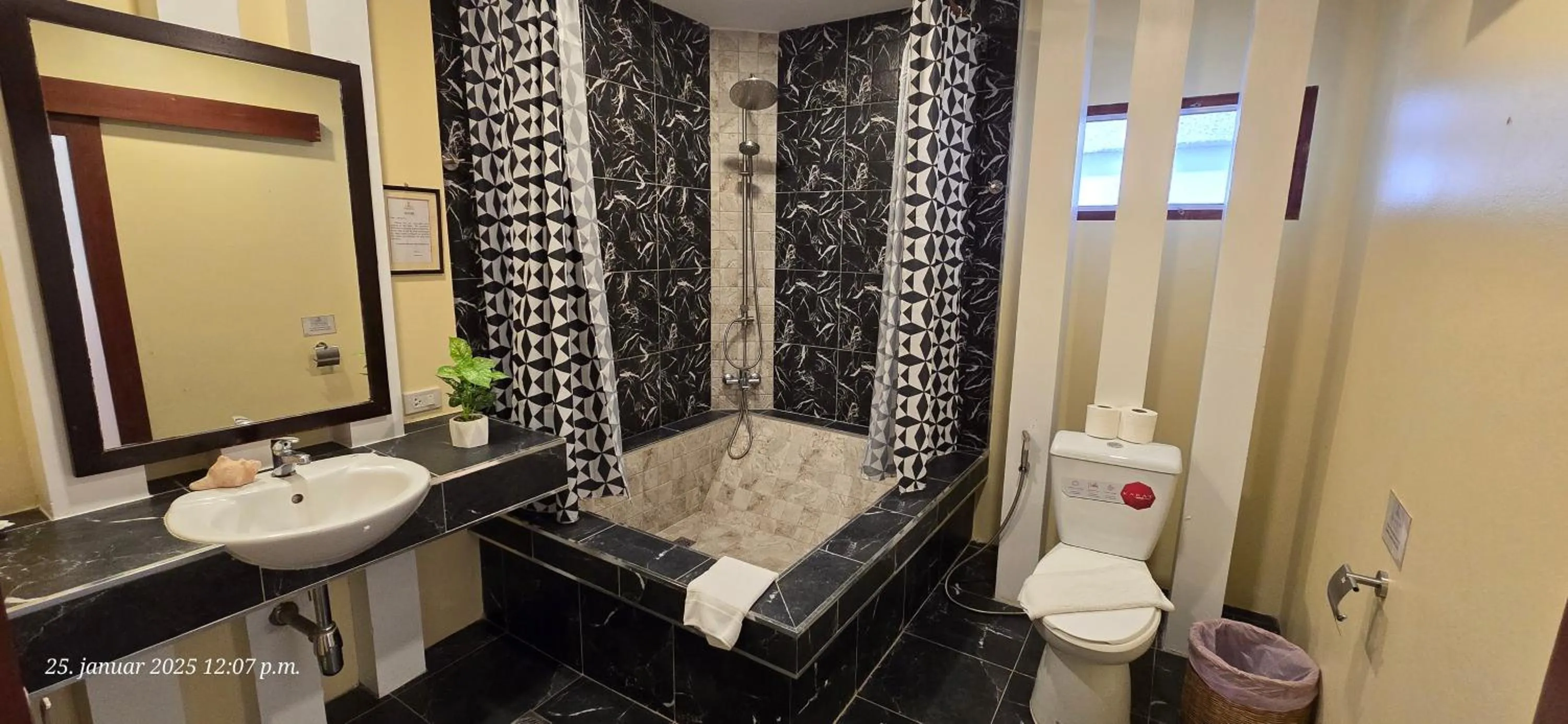 Shower in Nirvana Boutique Suites