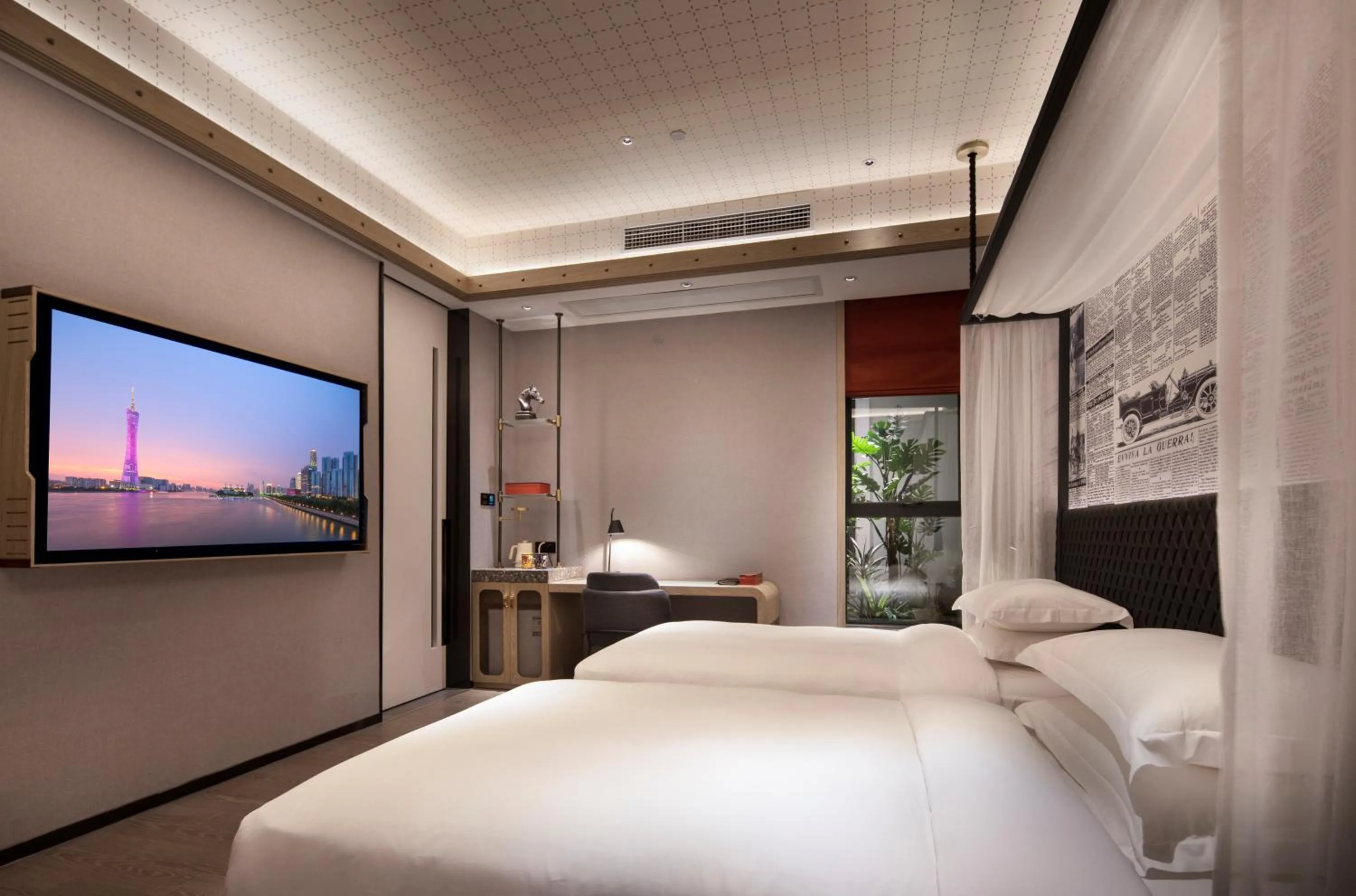 Photo of the whole room, Bed in Arthur Hotel Zhujiang New Town Guangzhou