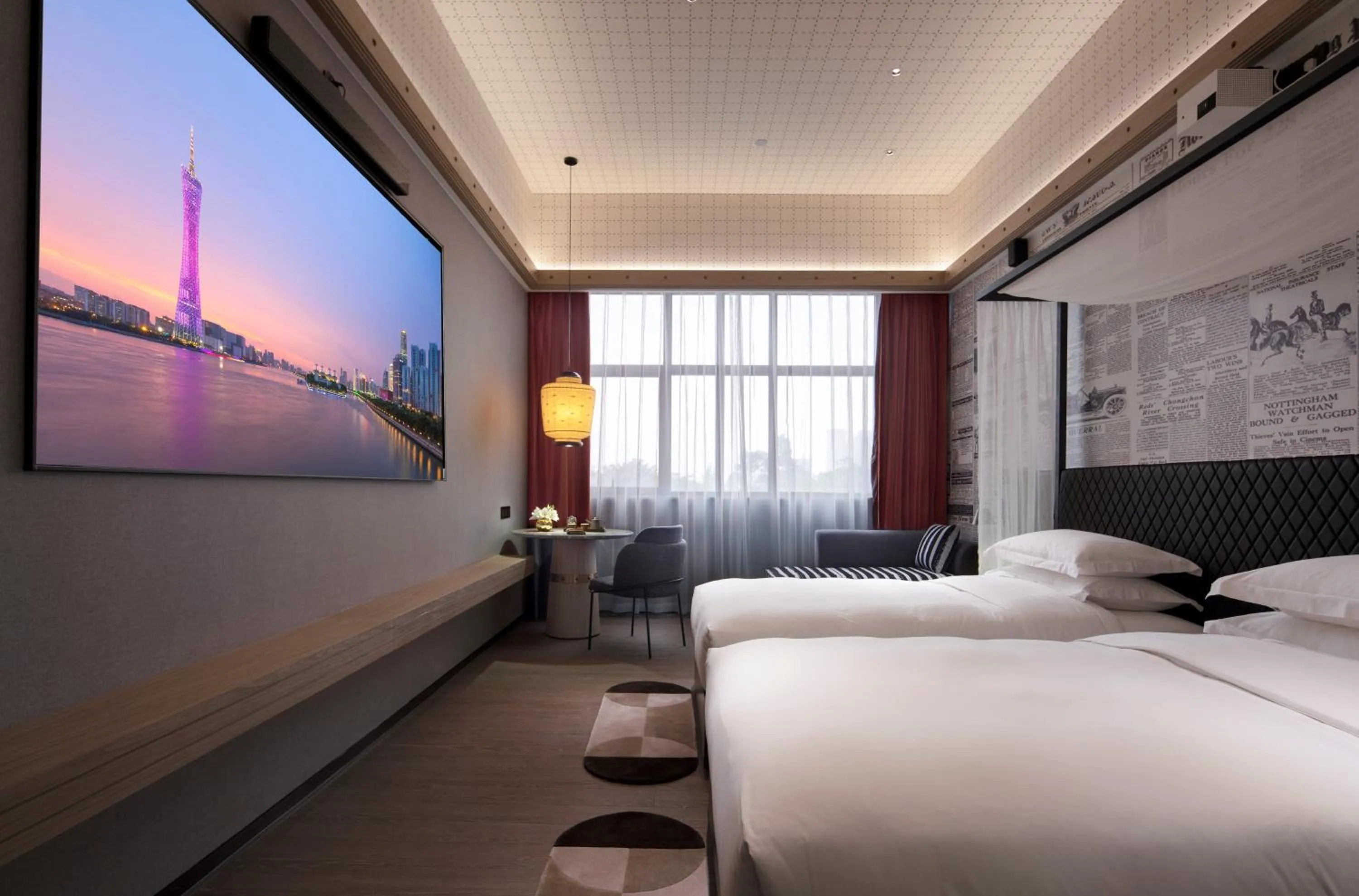 Photo of the whole room, Bed in Arthur Hotel Zhujiang New Town Guangzhou