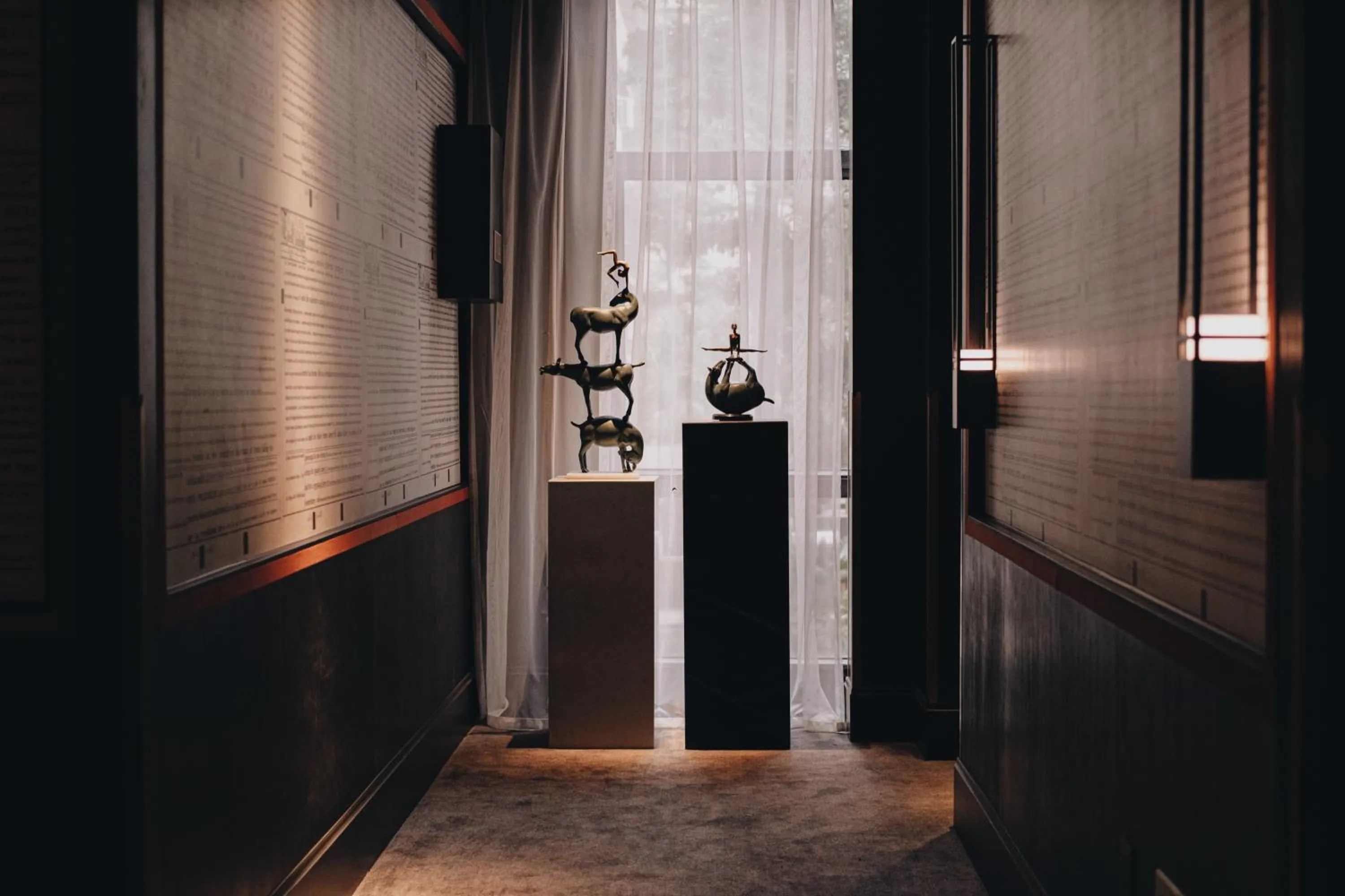 Decorative detail in Arthur Hotel Zhujiang New Town Guangzhou