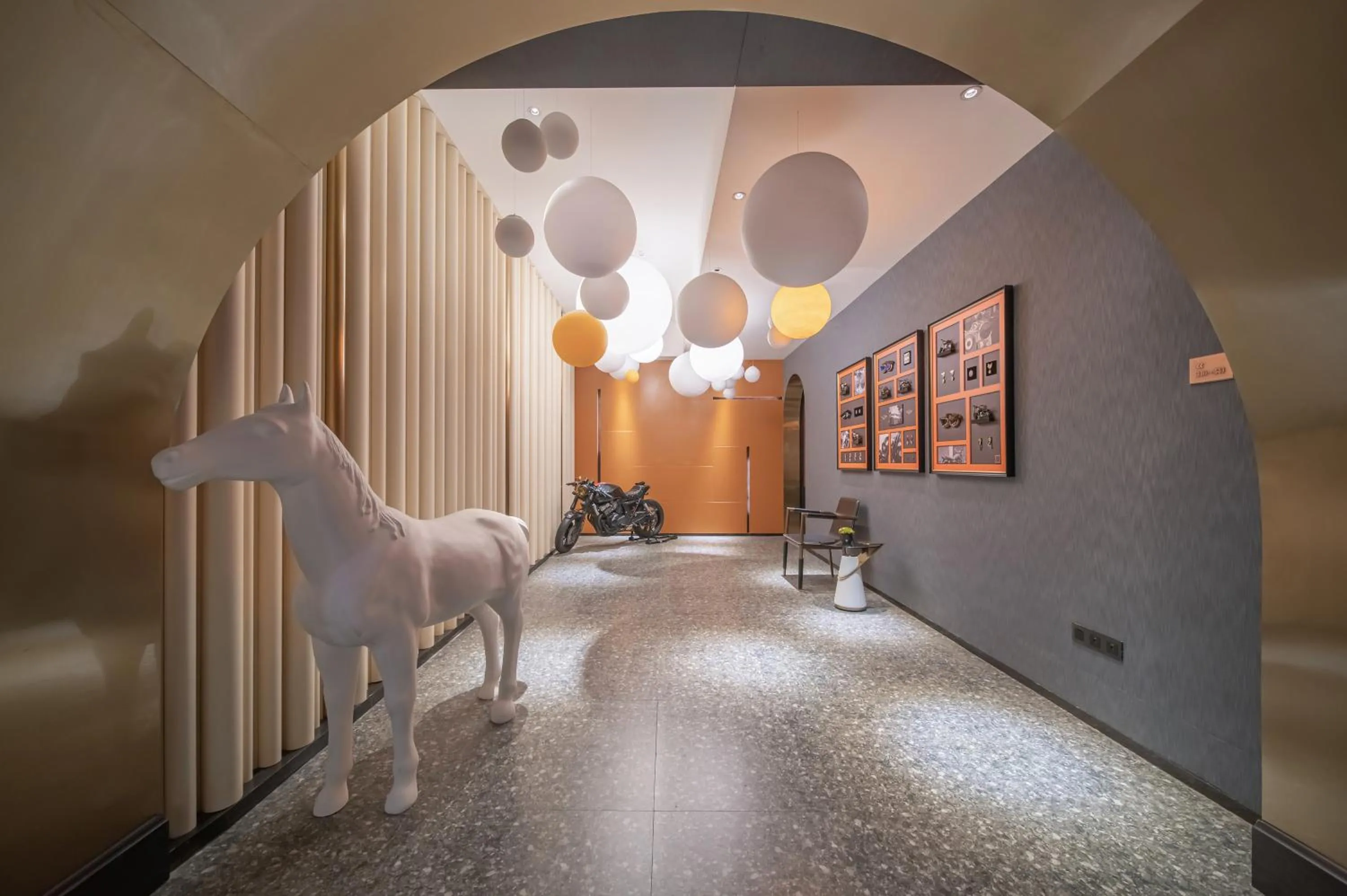 Decorative detail in Arthur Hotel Zhujiang New Town Guangzhou