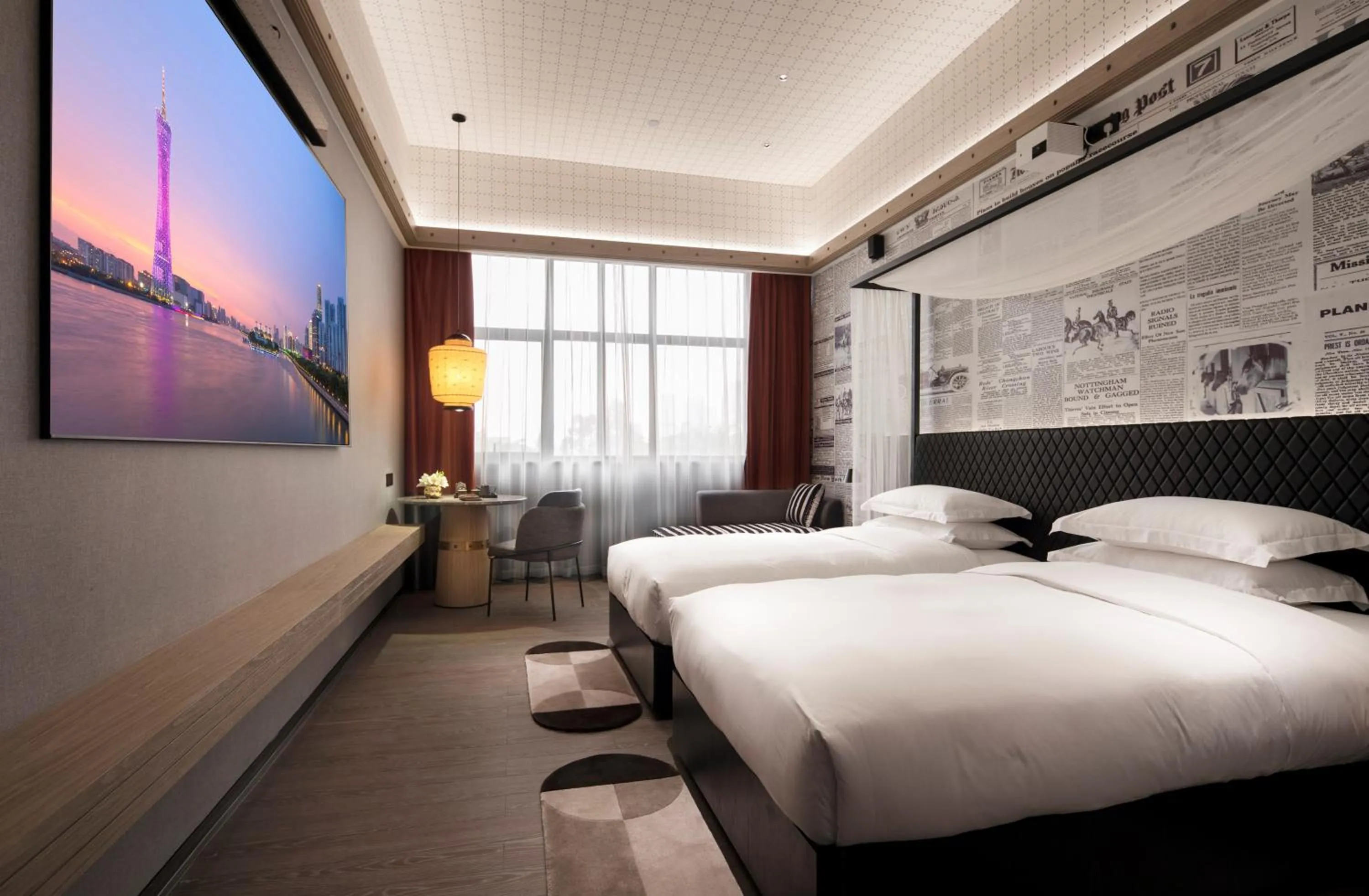 Photo of the whole room, Bed in Arthur Hotel Zhujiang New Town Guangzhou