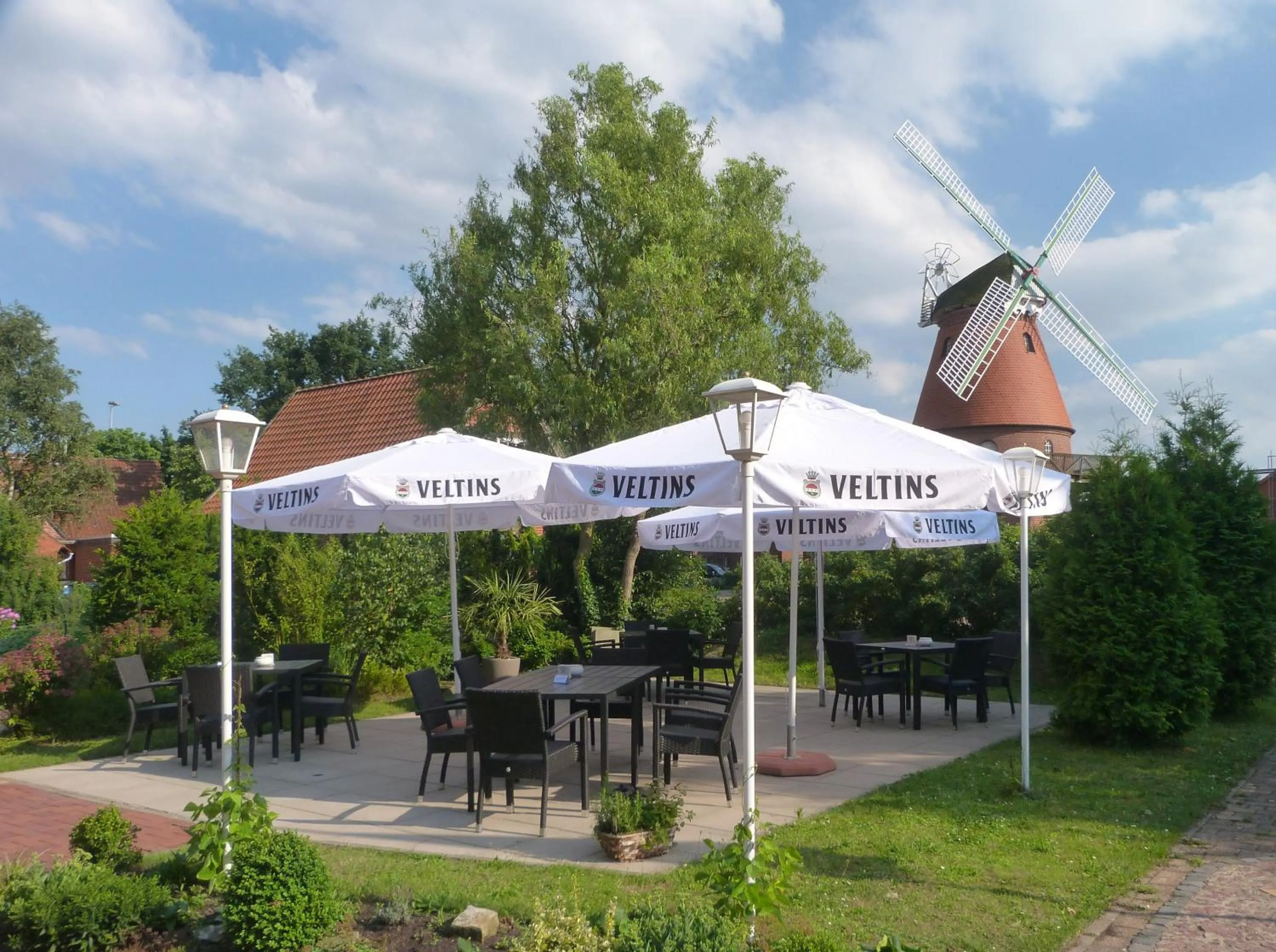 Balcony/Terrace in Mühlengasthof Landesbergen