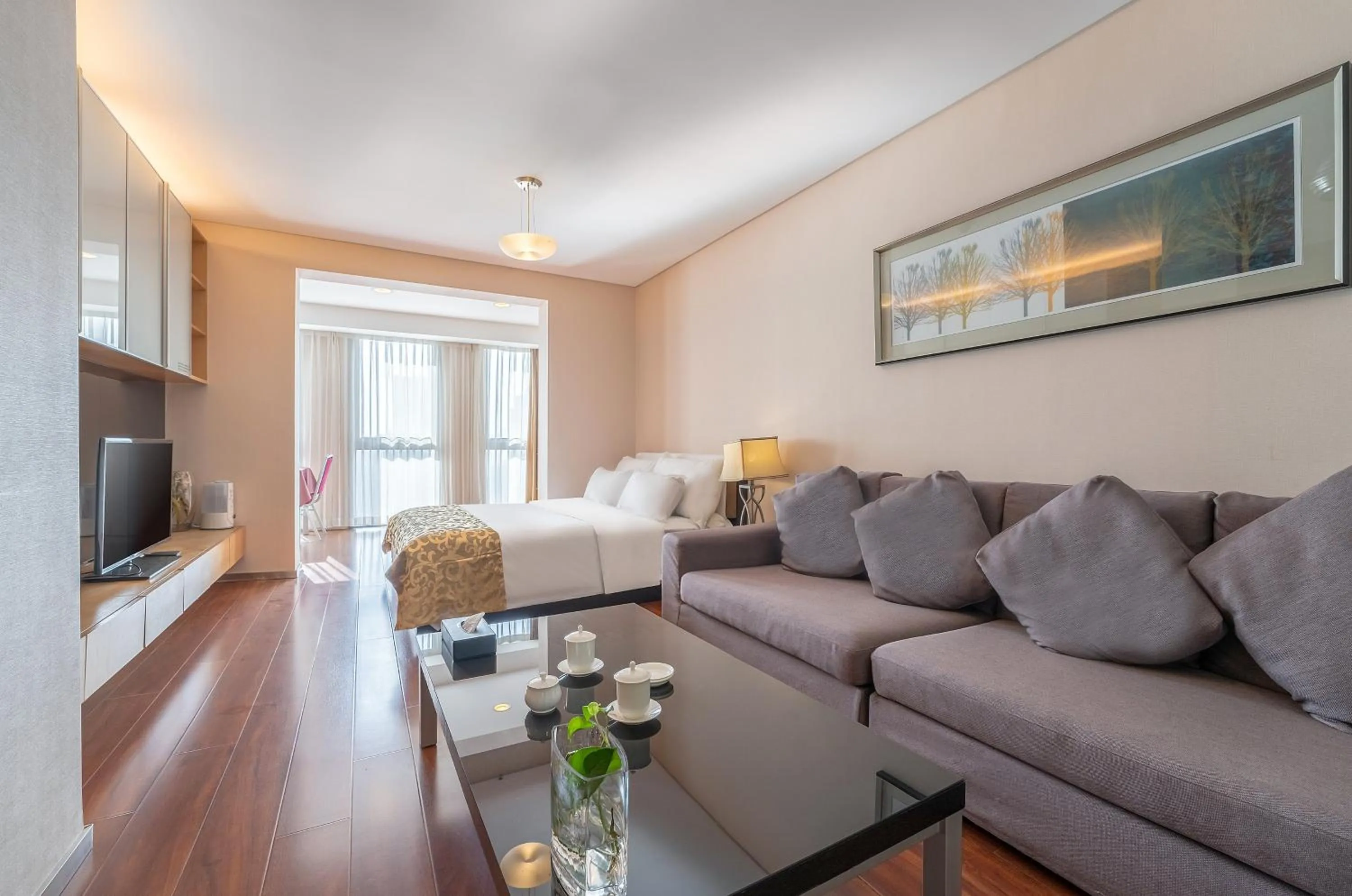 Living room in Qingdao Housing International Hotel