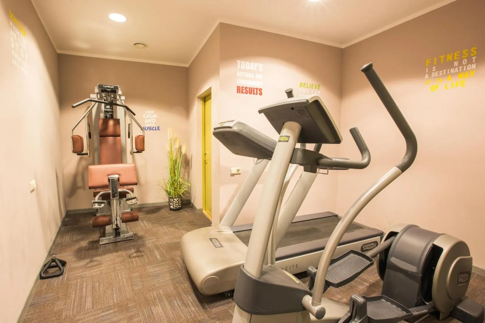 Fitness centre/facilities in Monika Centrum Hotels