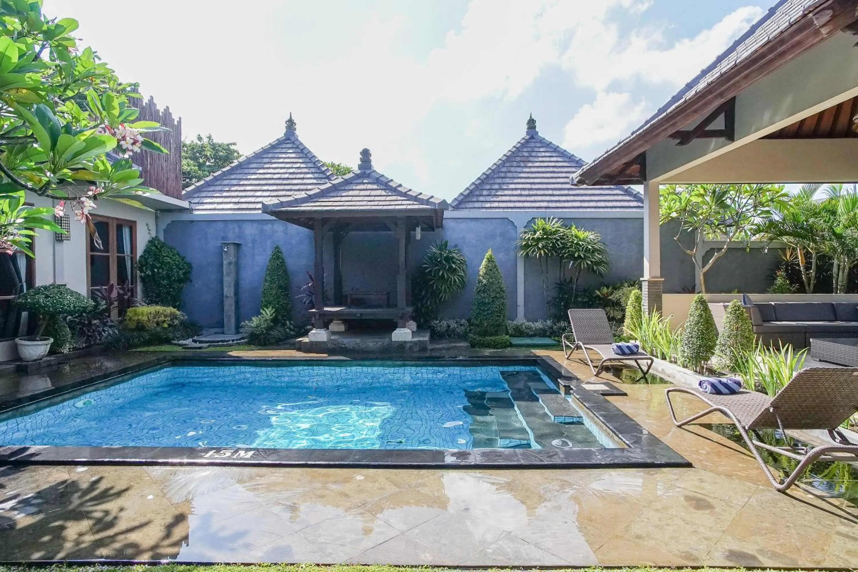 Swimming pool in Dura Villas Bali at Kerobokan