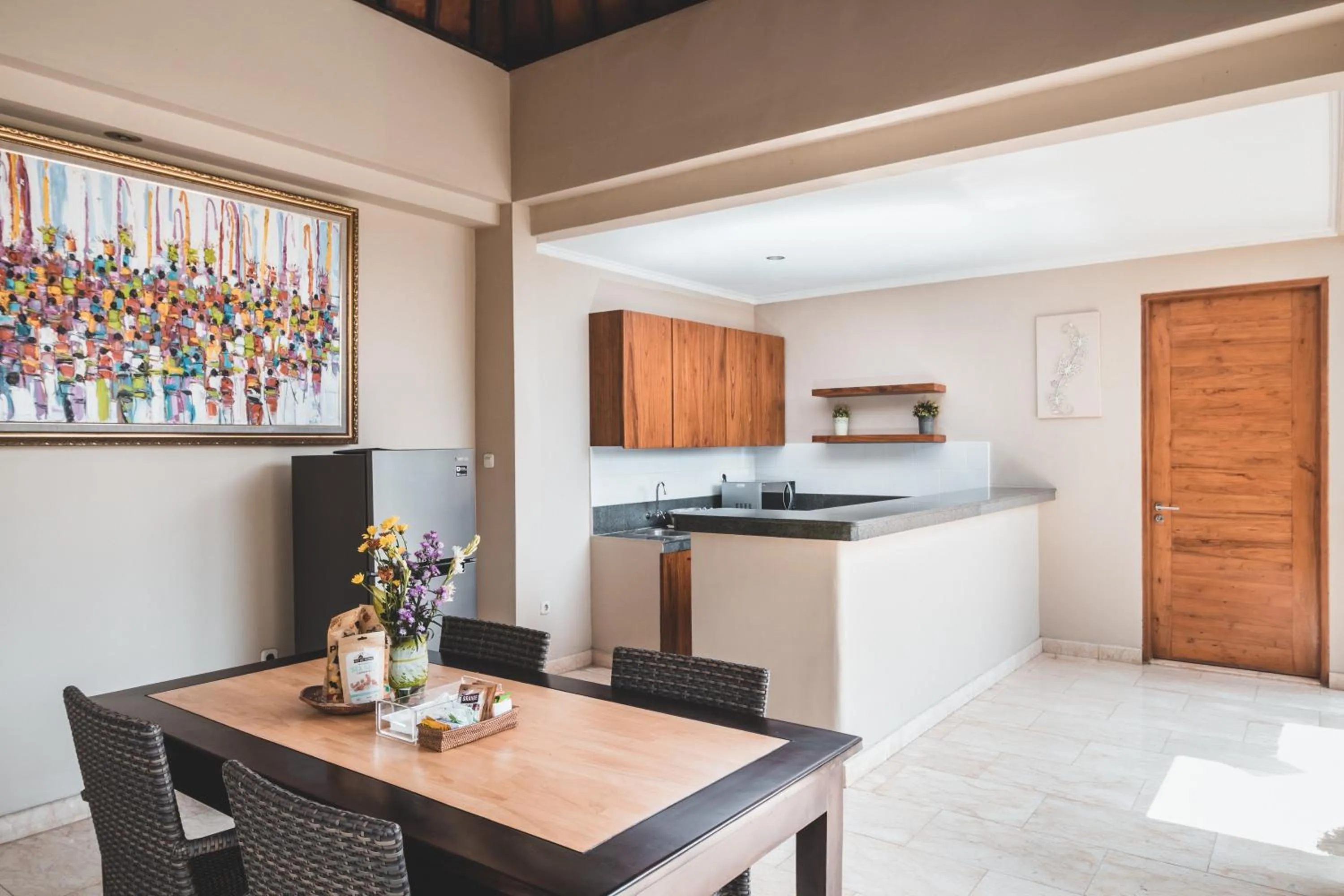 Kitchen or kitchenette in Dura Villas Bali at Kerobokan