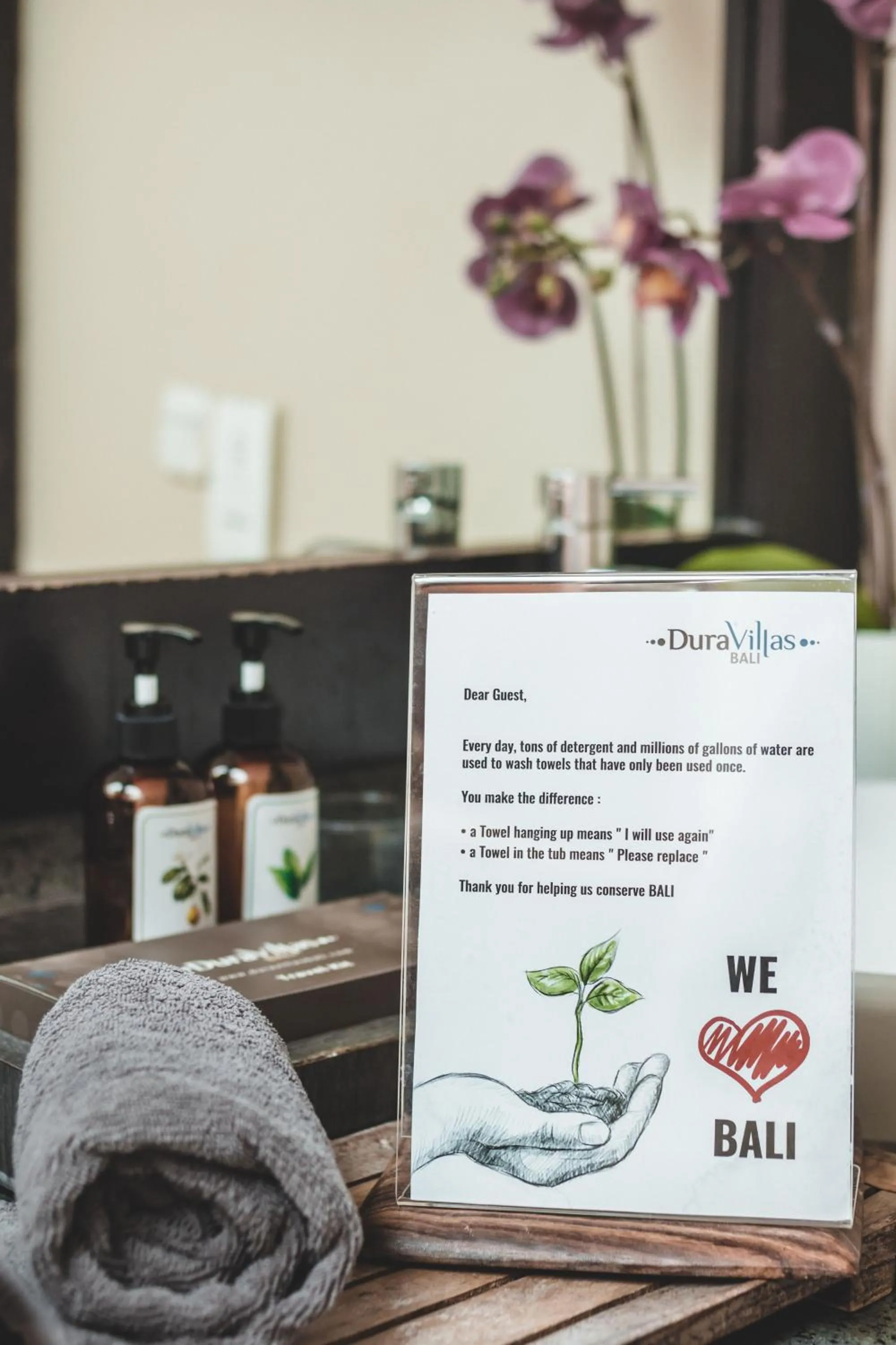 Shower in Dura Villas Bali at Kerobokan