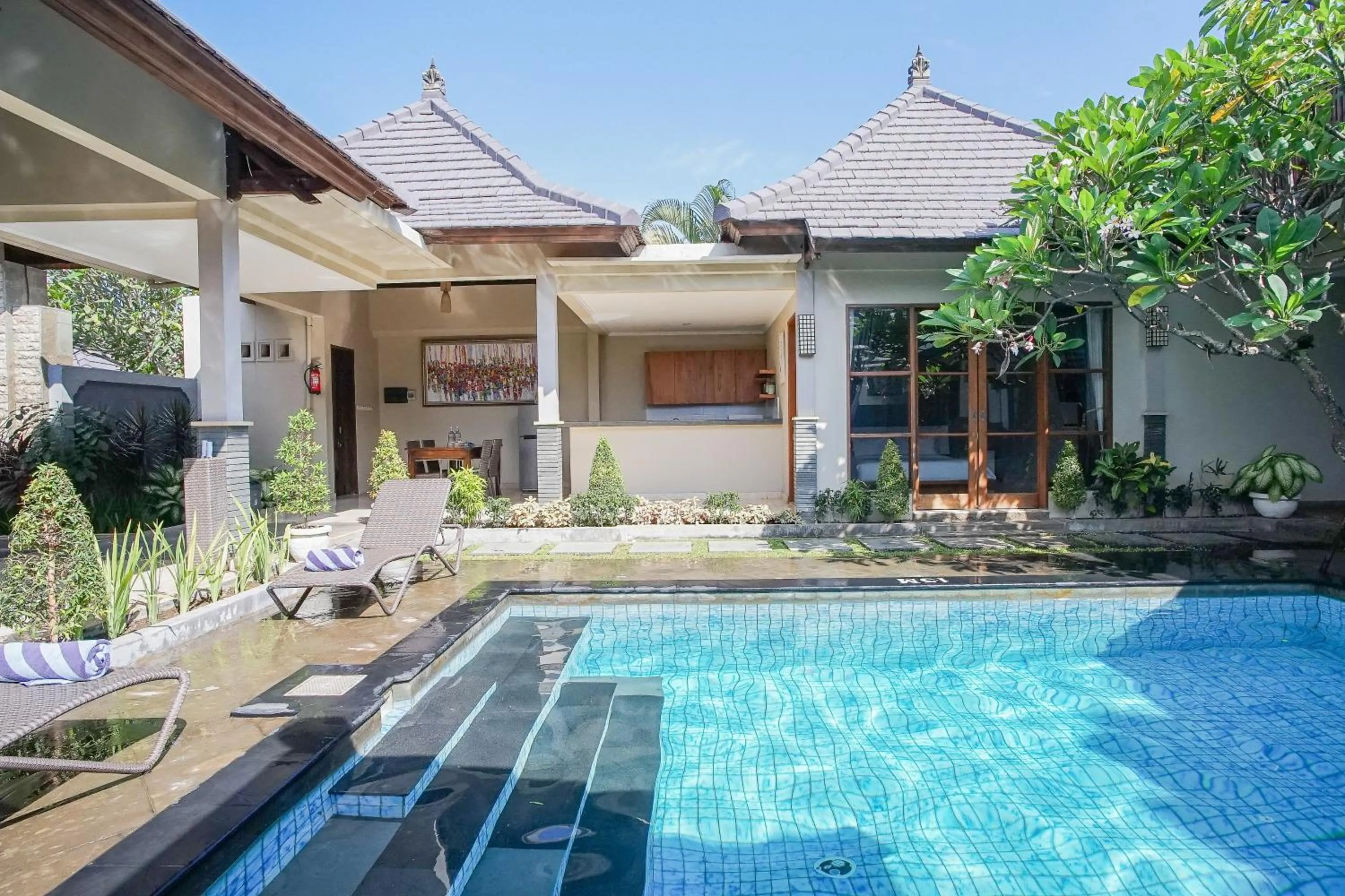 Swimming pool in Dura Villas Bali at Kerobokan