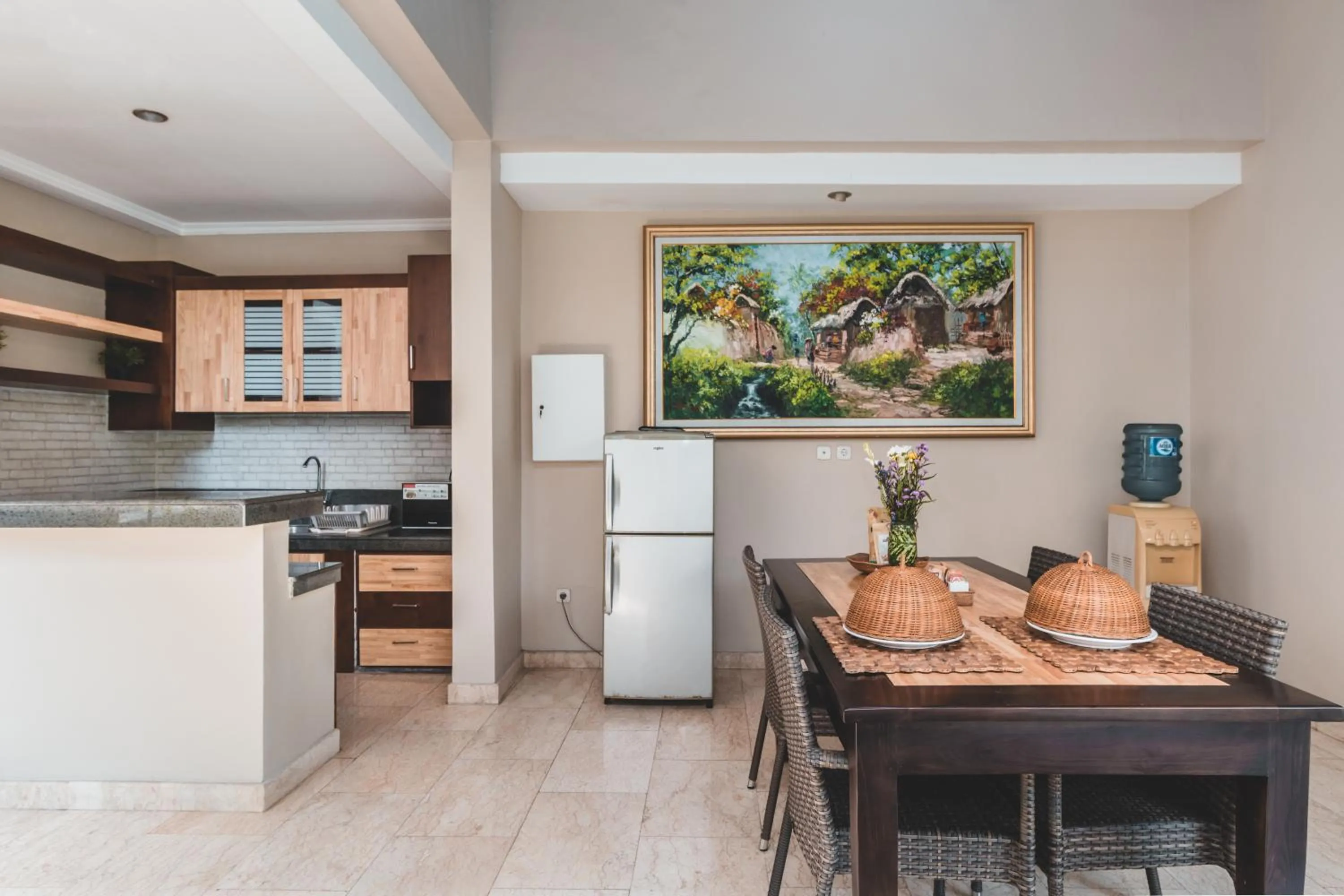 Kitchen or kitchenette in Dura Villas Bali at Kerobokan