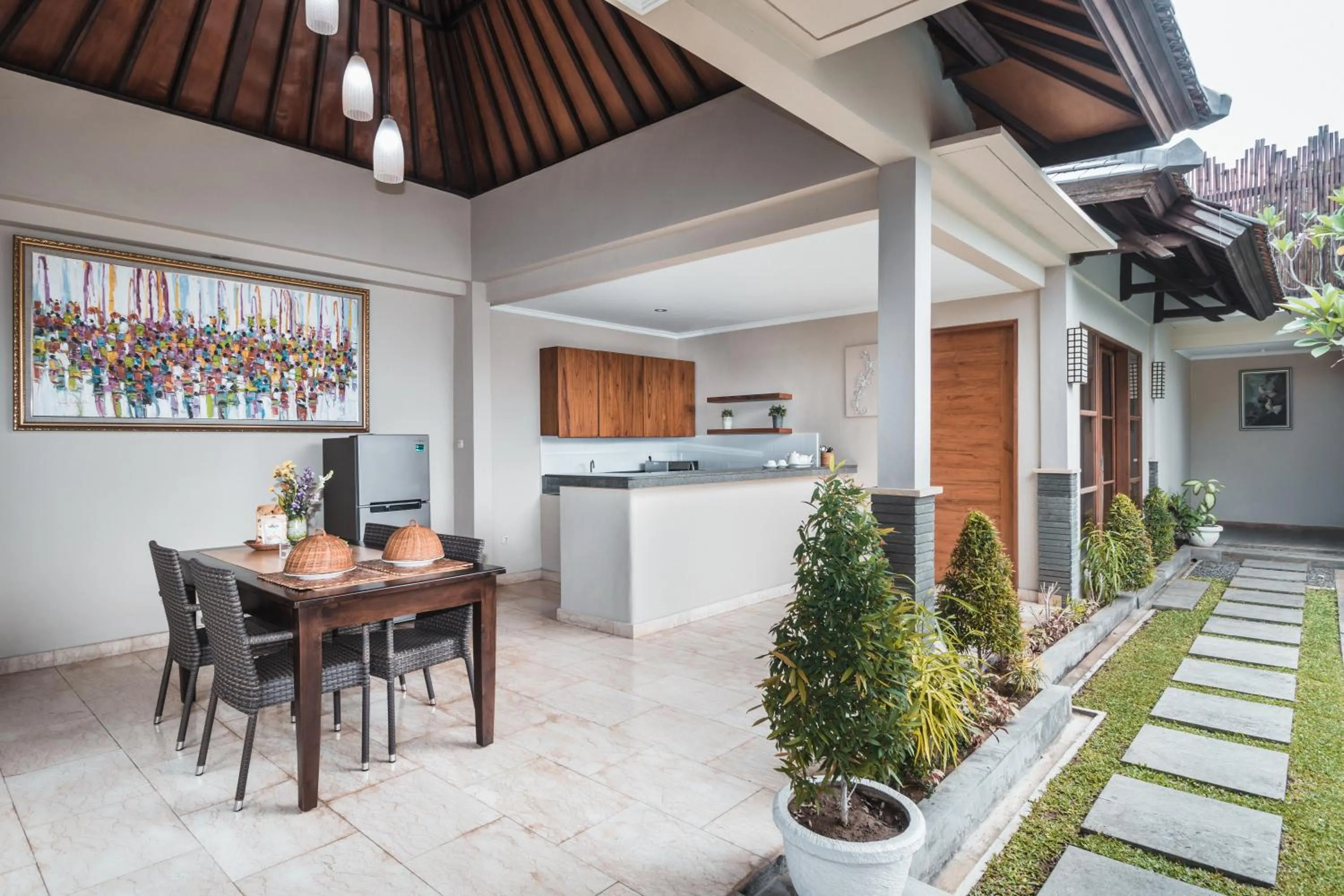 Kitchen or kitchenette in Dura Villas Bali at Kerobokan