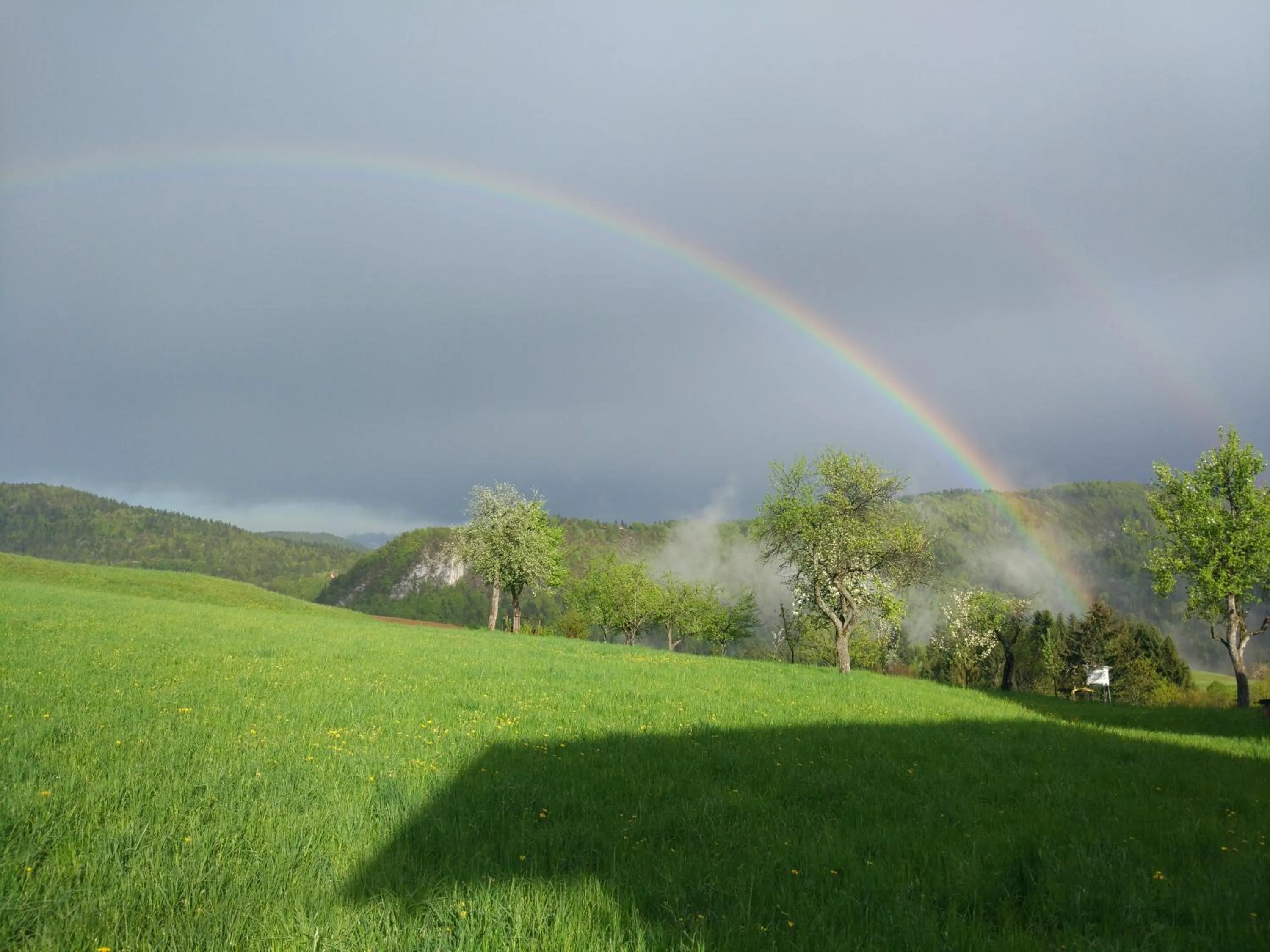 Natural landscape in Tourist Farm Strle With Great Local Food