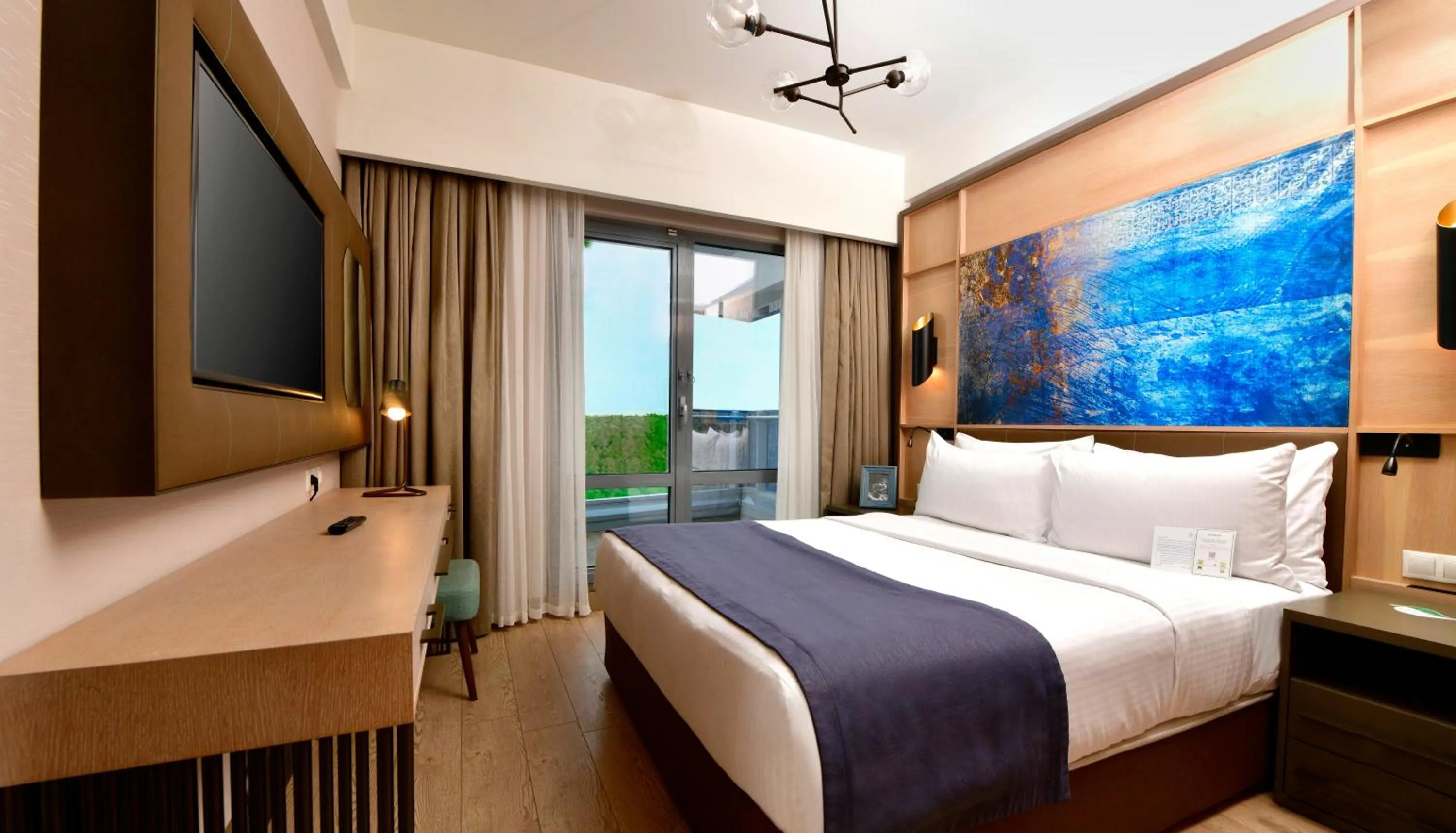 Bedroom, Bed in Somerset Maslak Istanbul