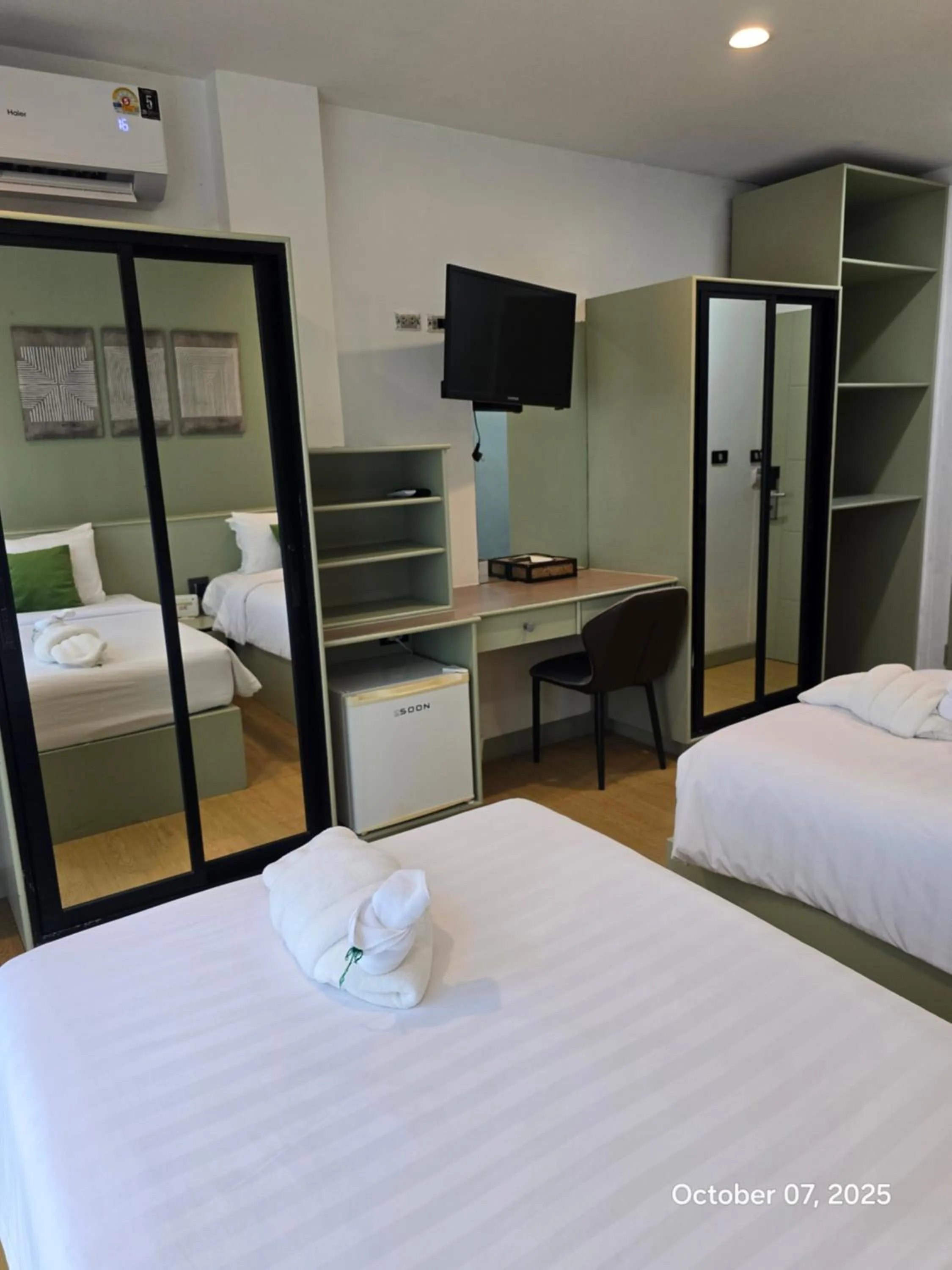 Decorative detail, Bed in Modern Living Residence