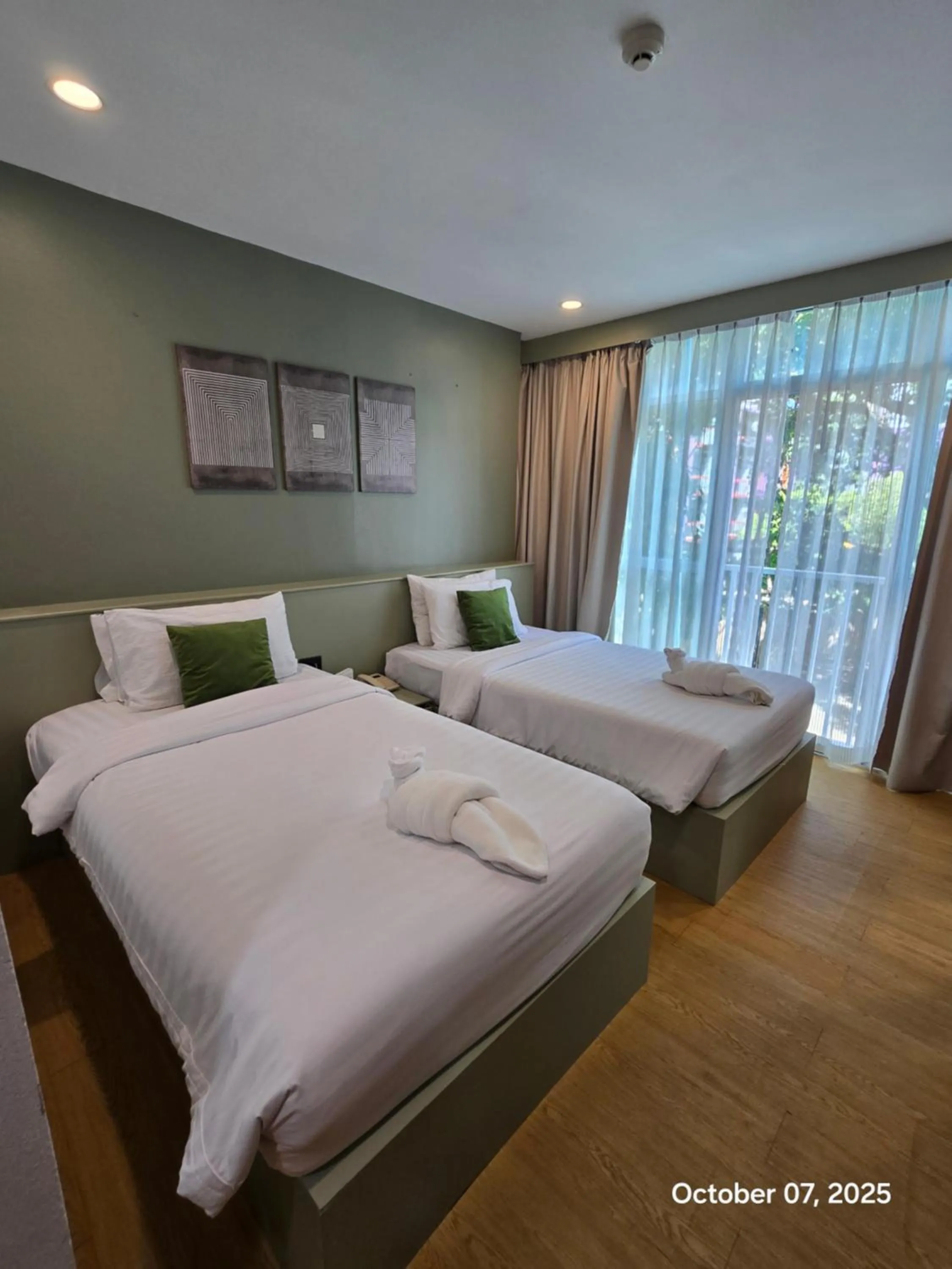 Bed in Modern Living Residence