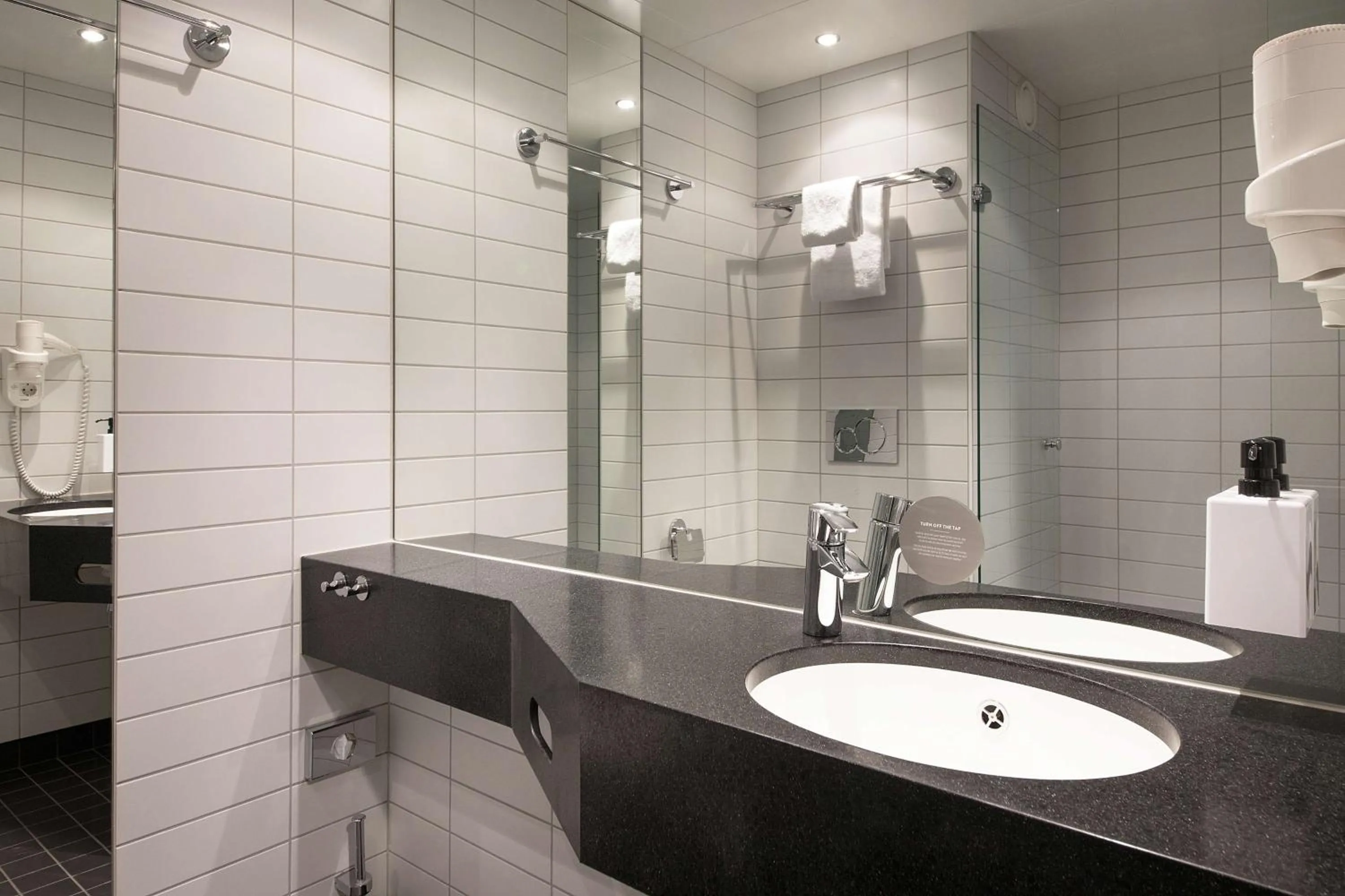 Bathroom in Scandic Bakklandet