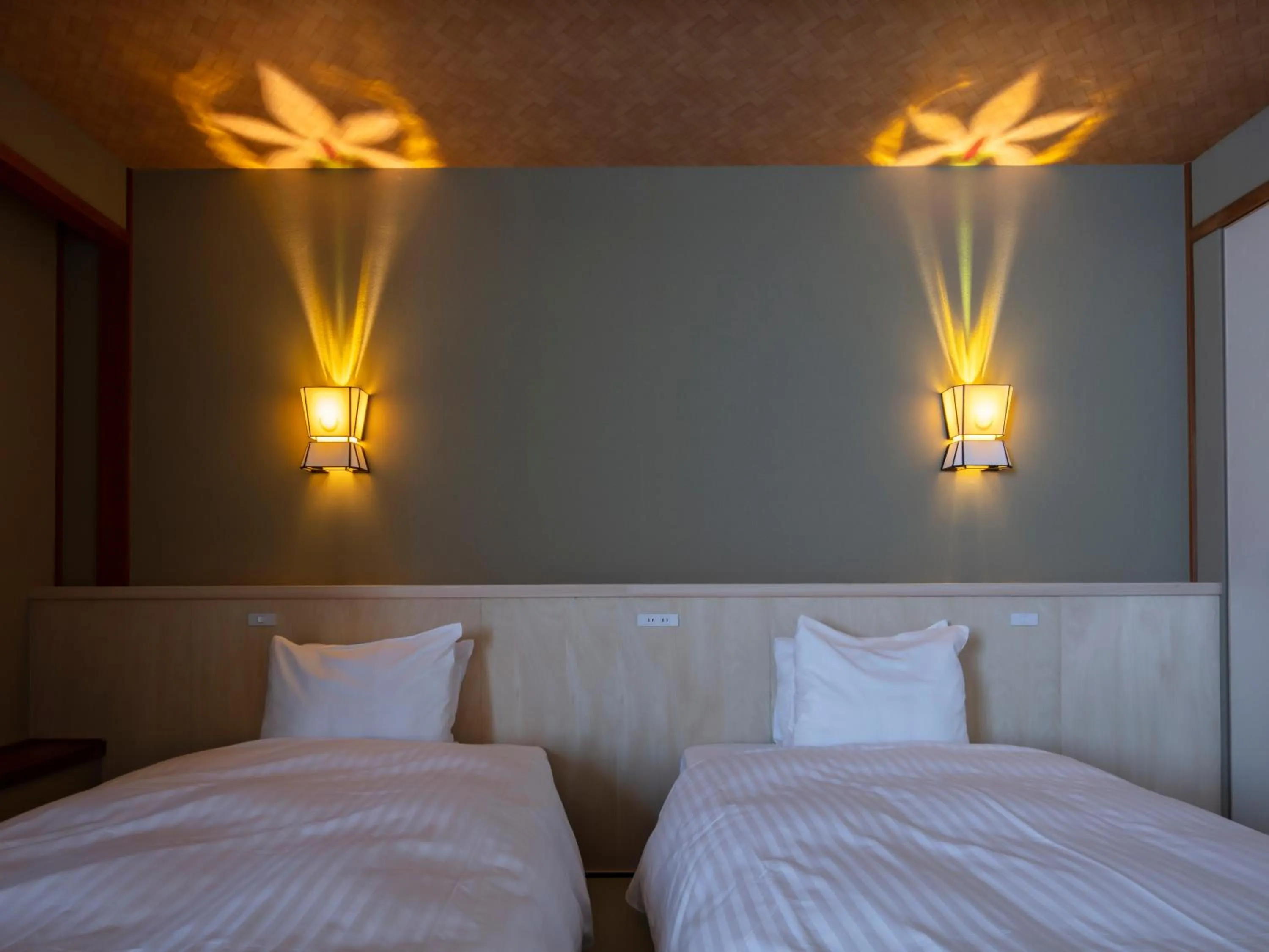 Bed in Gion Ryokan Karaku