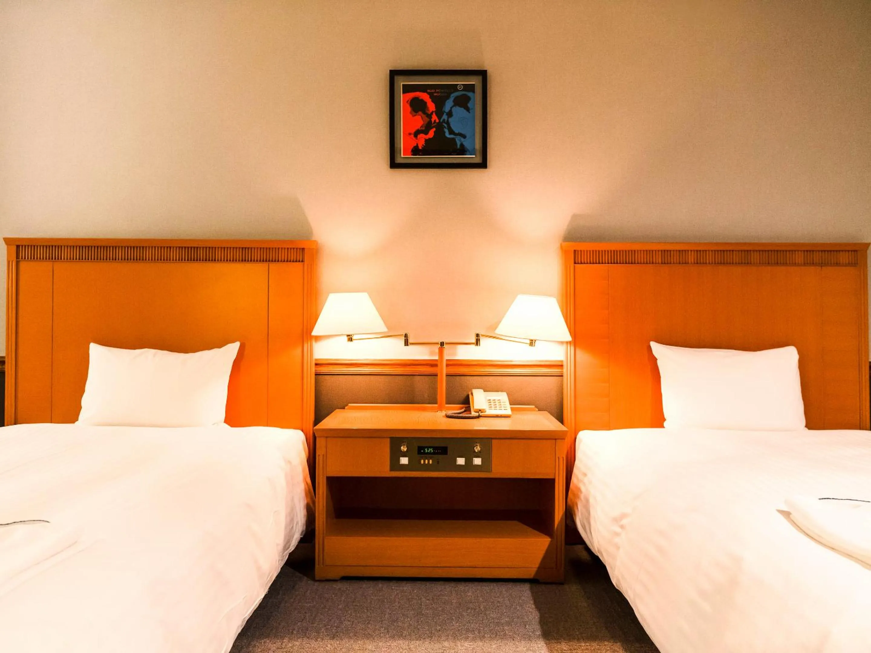 Bed in Hotel Azat Naha