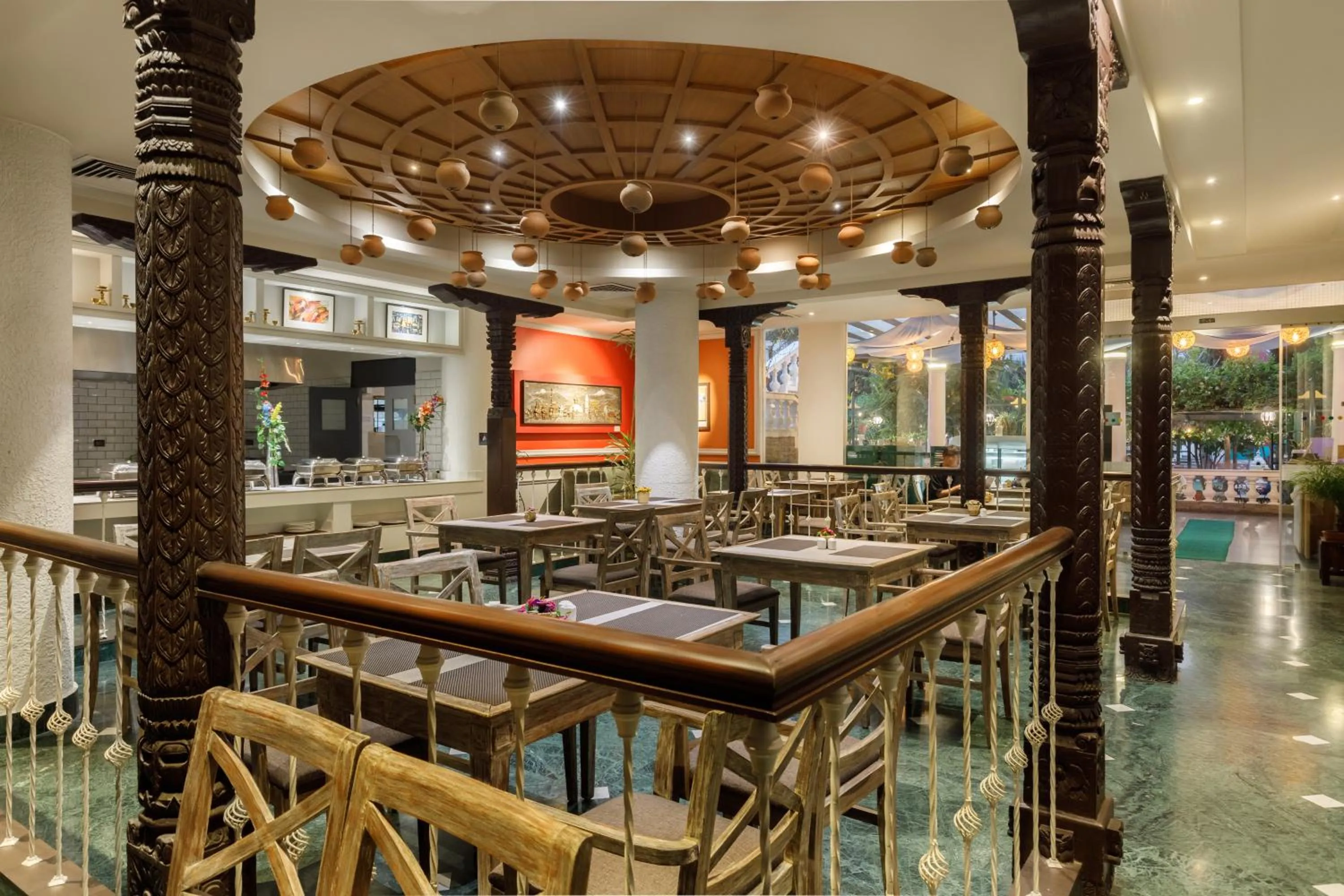 Dining area in Kathmandu Guest House by KGH Group