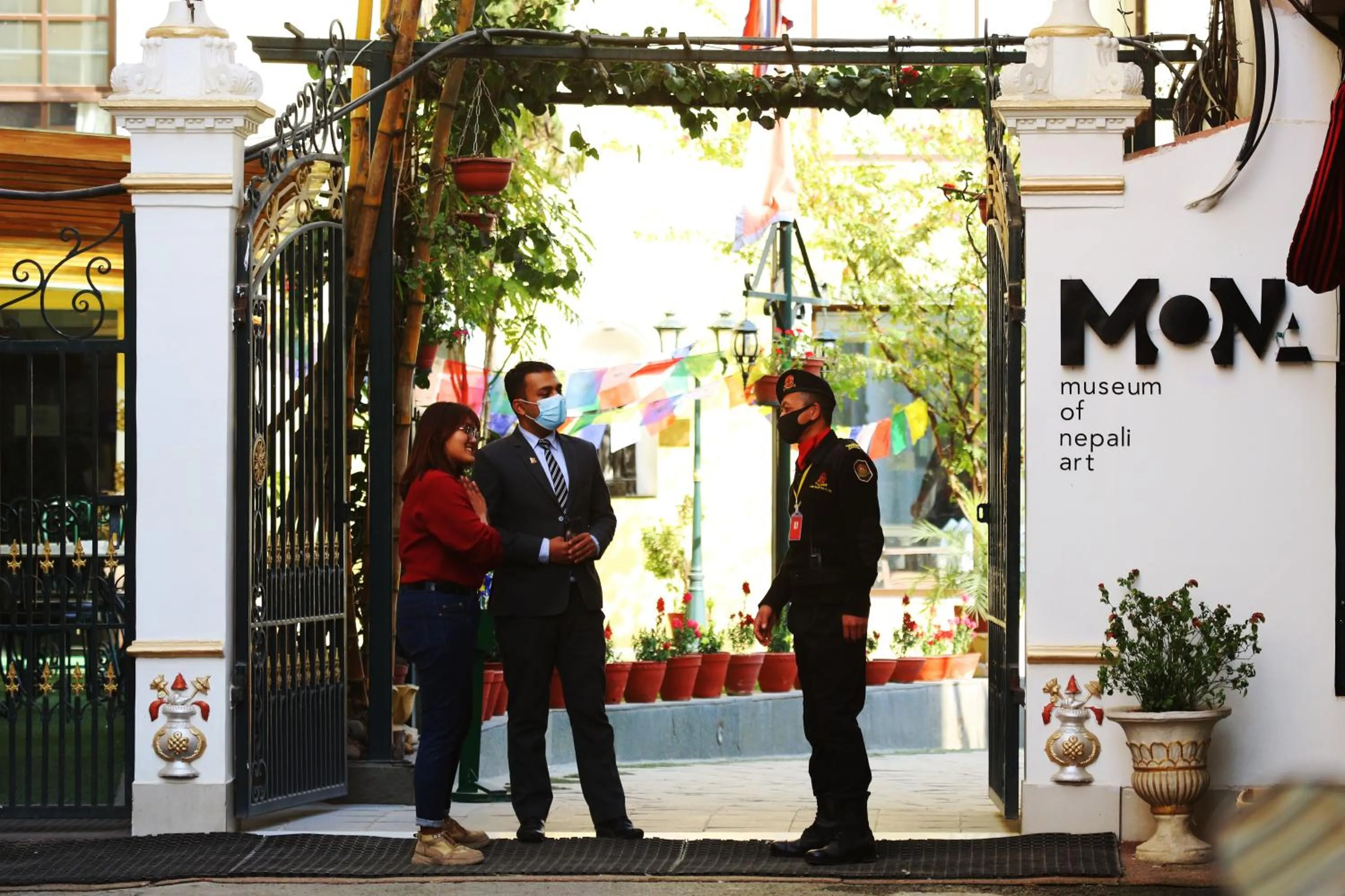 Facade/entrance in Kathmandu Guest House by KGH Group