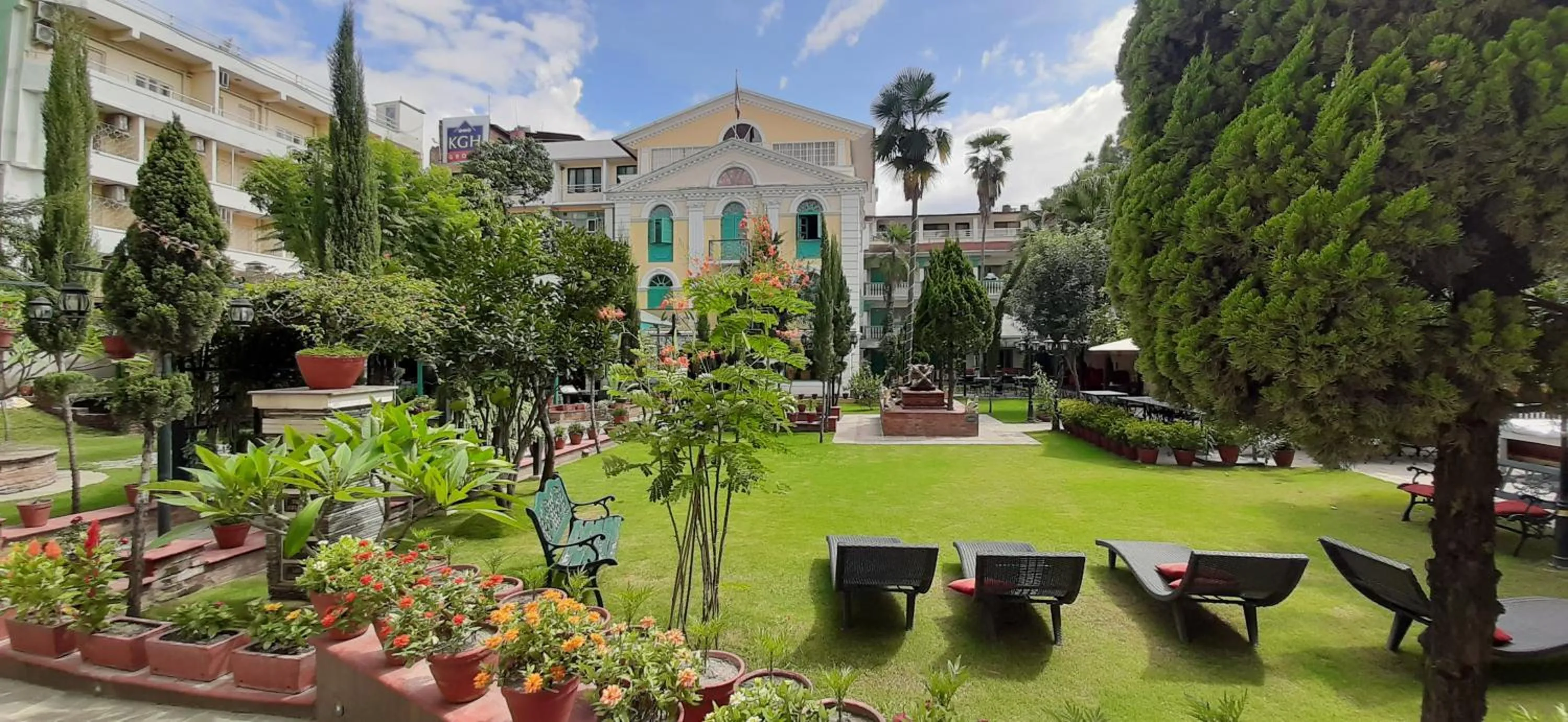 Garden in Kathmandu Guest House by KGH Group