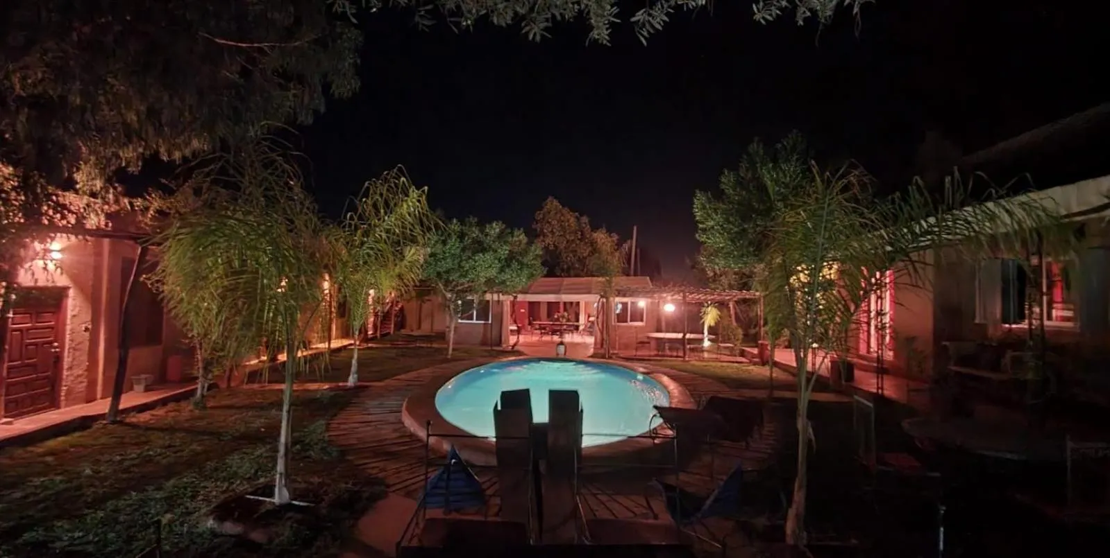 Pool view in Relais Esmeralda