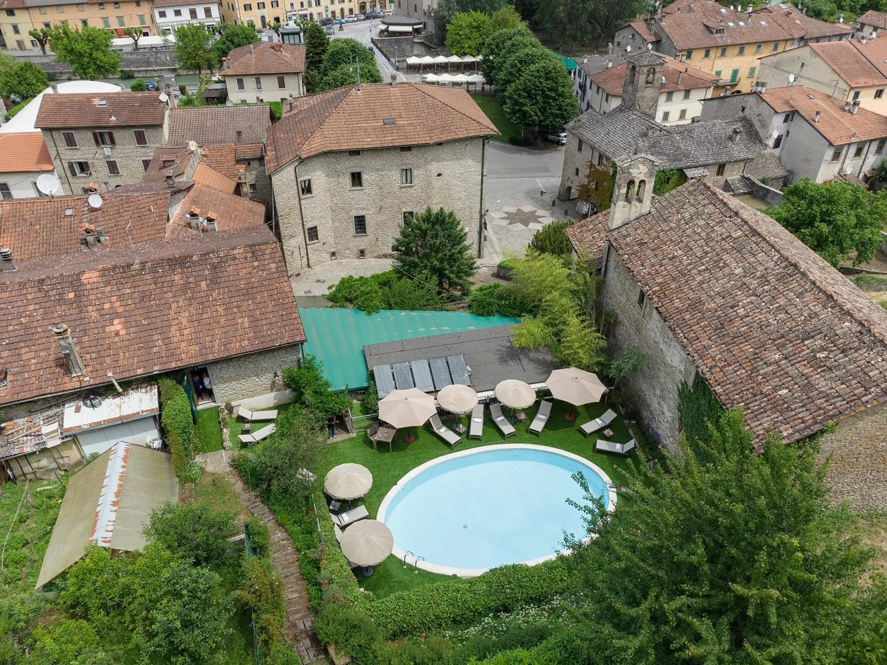 Bird's eye view in Locanda Senio